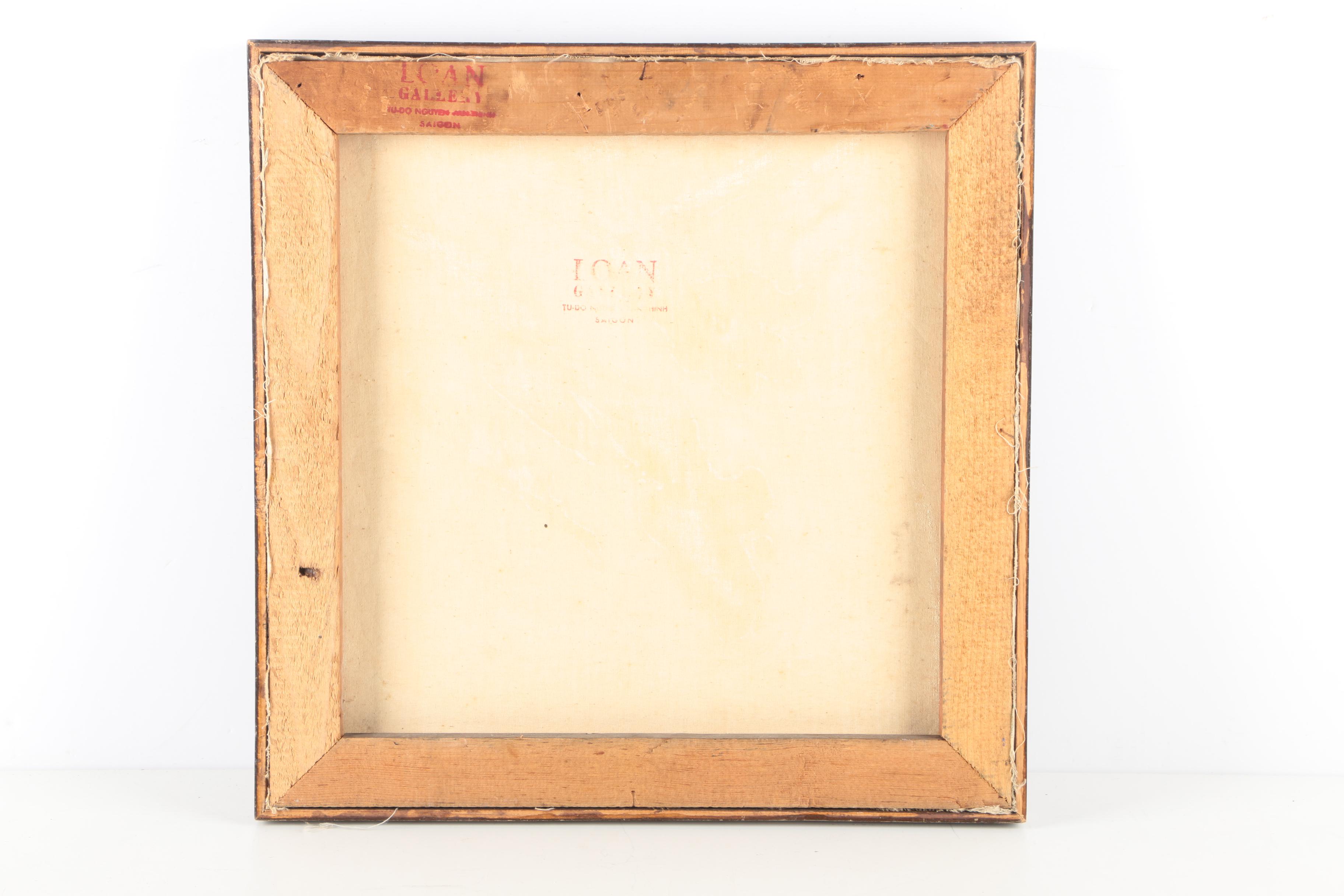 Oil Painting on Canvas of East Asian Style Composition