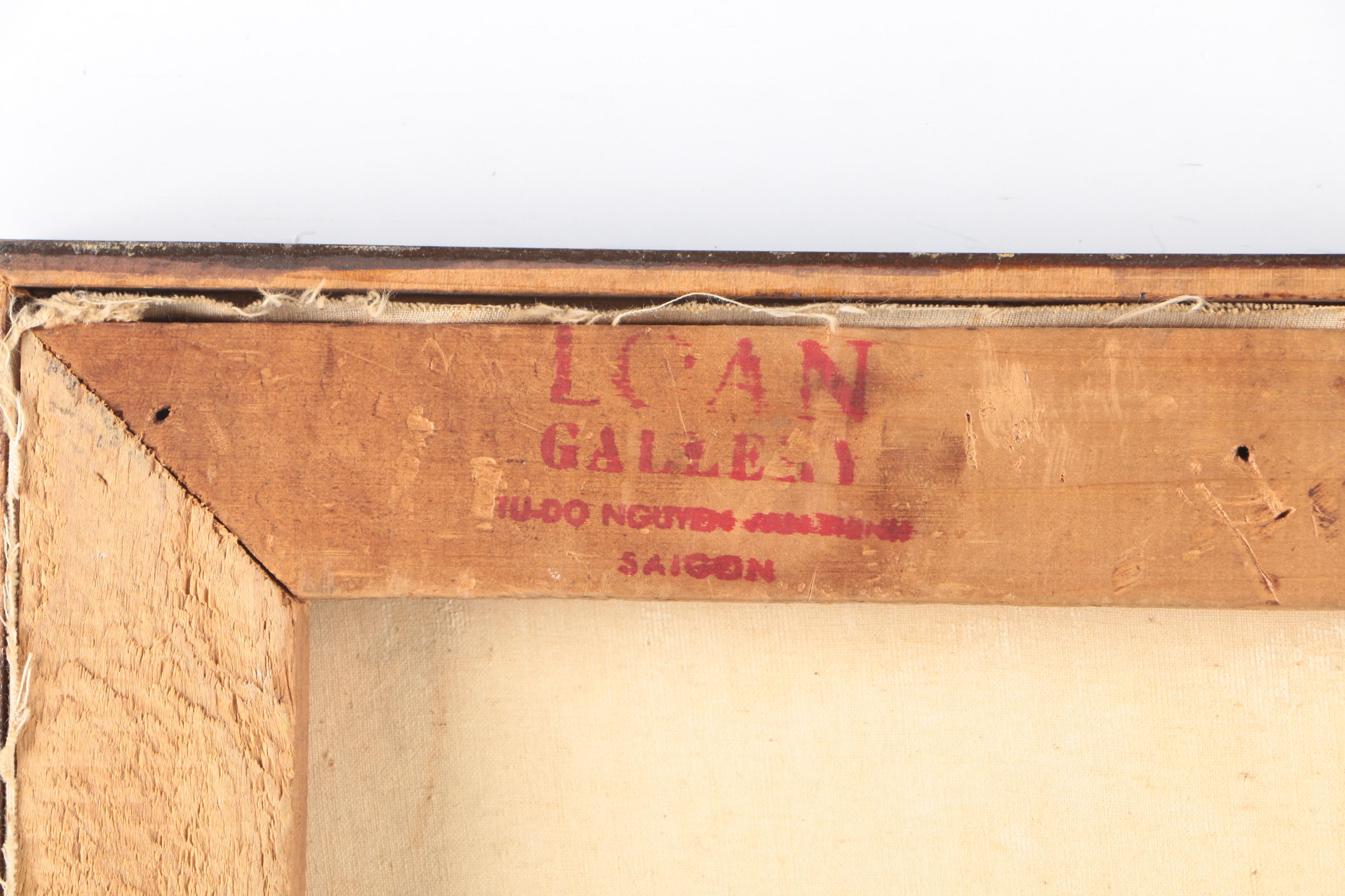 Oil Painting on Canvas of East Asian Style Composition