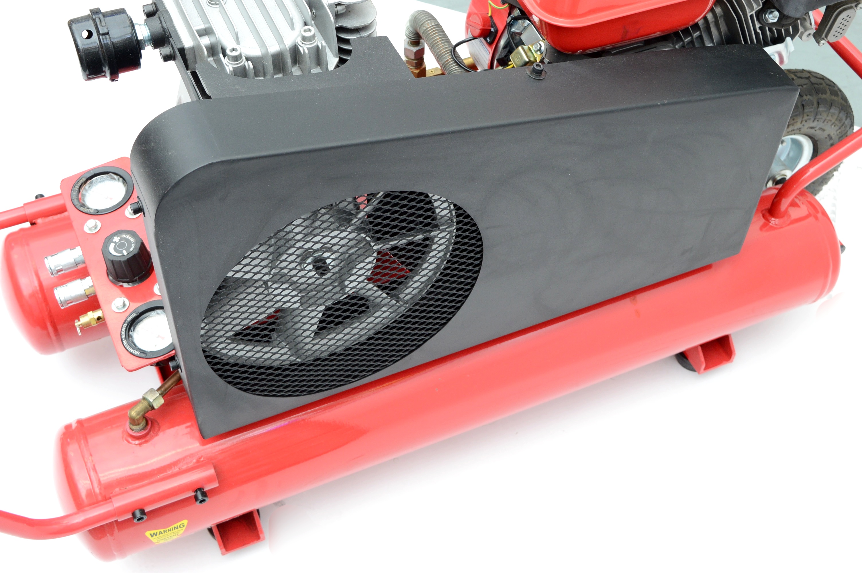 3 PRO 8 Gallon Oil Lubricated Wheelbarrow Compressor