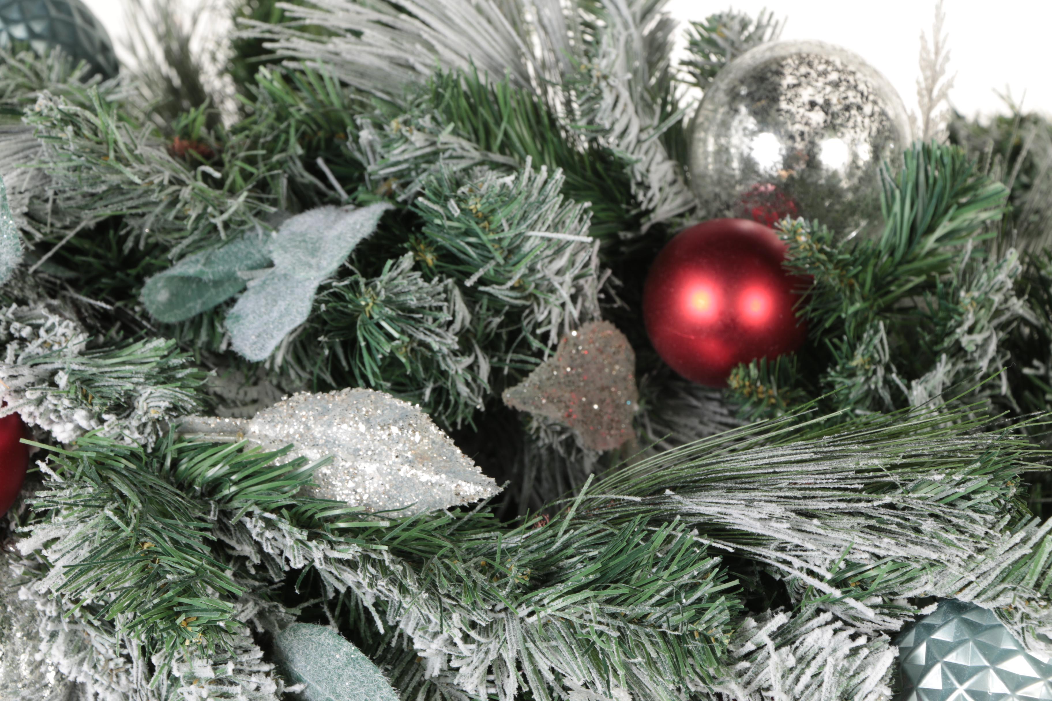 Frosted Christmas Decor