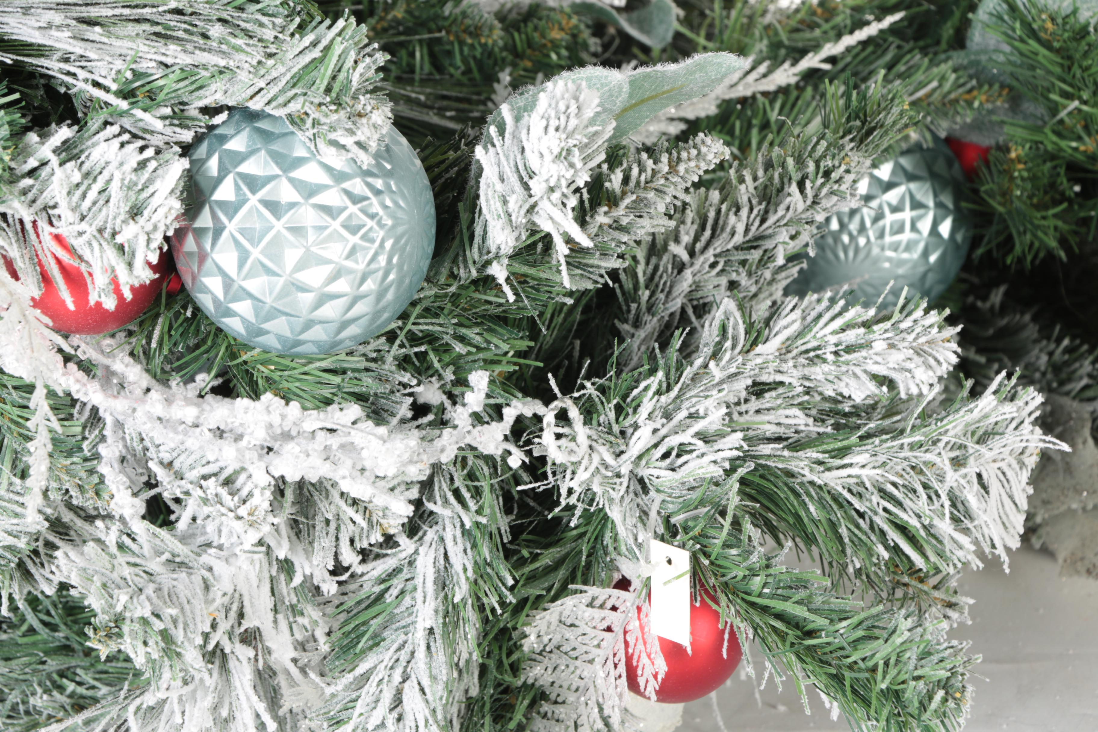 Frosted Christmas Decor