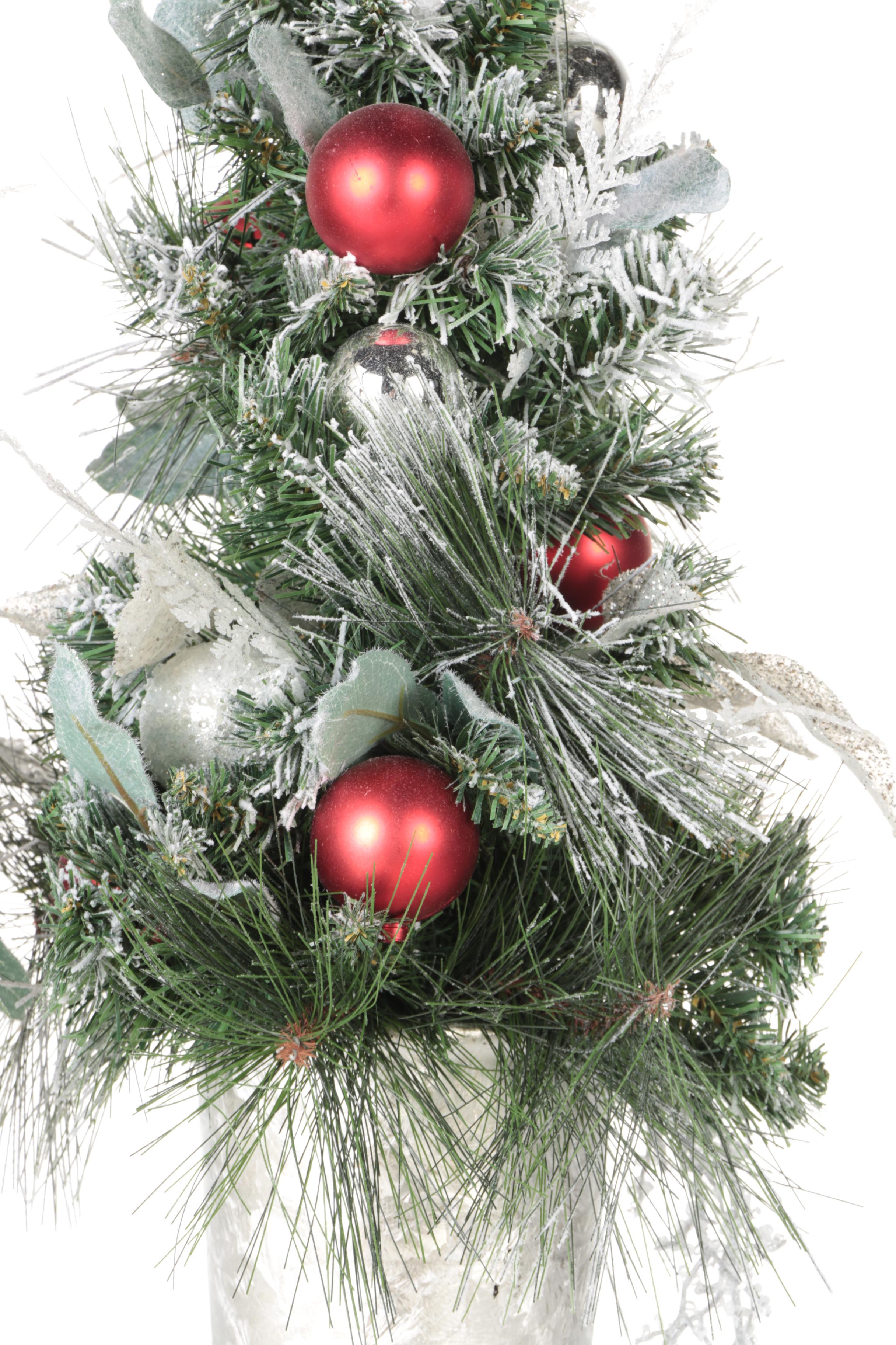 Frosted Christmas Decor