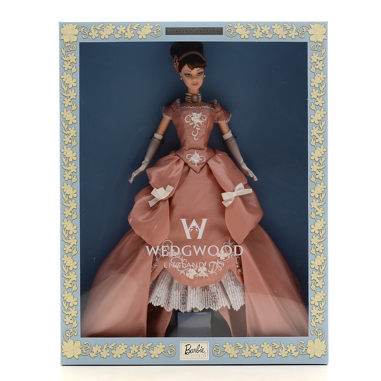 Limited Edition Pair of Mattel Wedgwood Barbie Collector Dolls