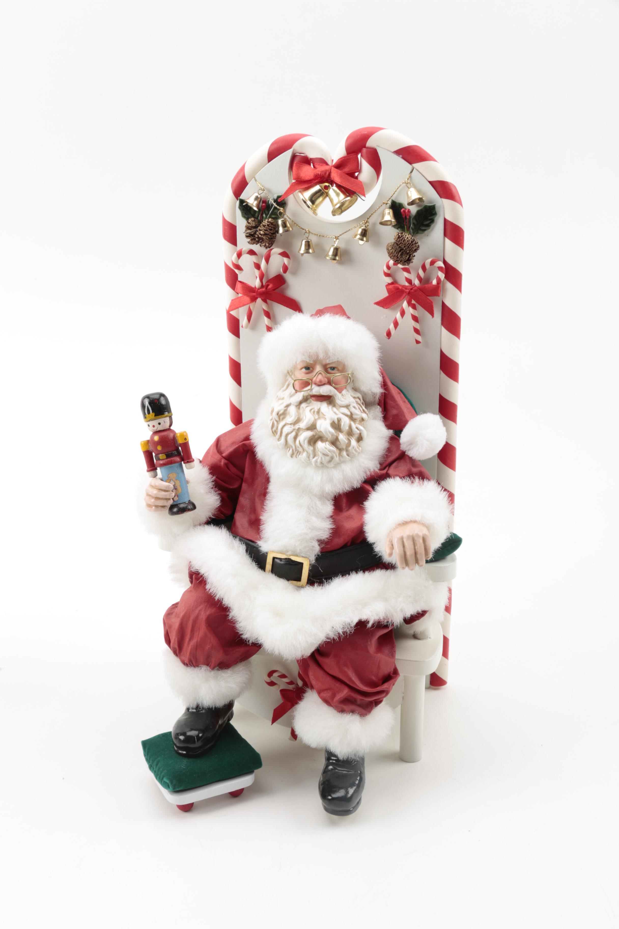 Possible Dreams and Tom Browning Santa Tableau Figurines