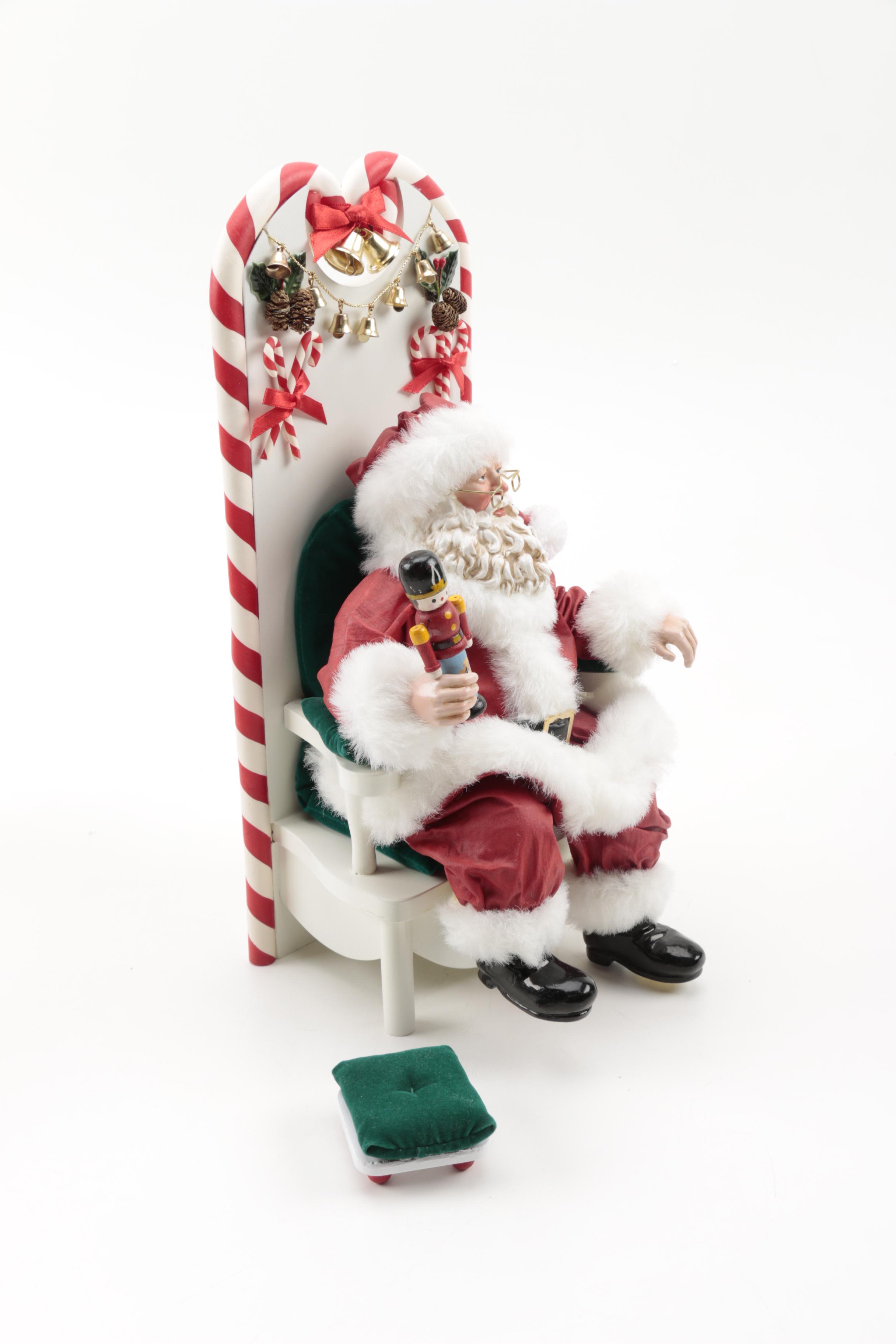 Possible Dreams and Tom Browning Santa Tableau Figurines