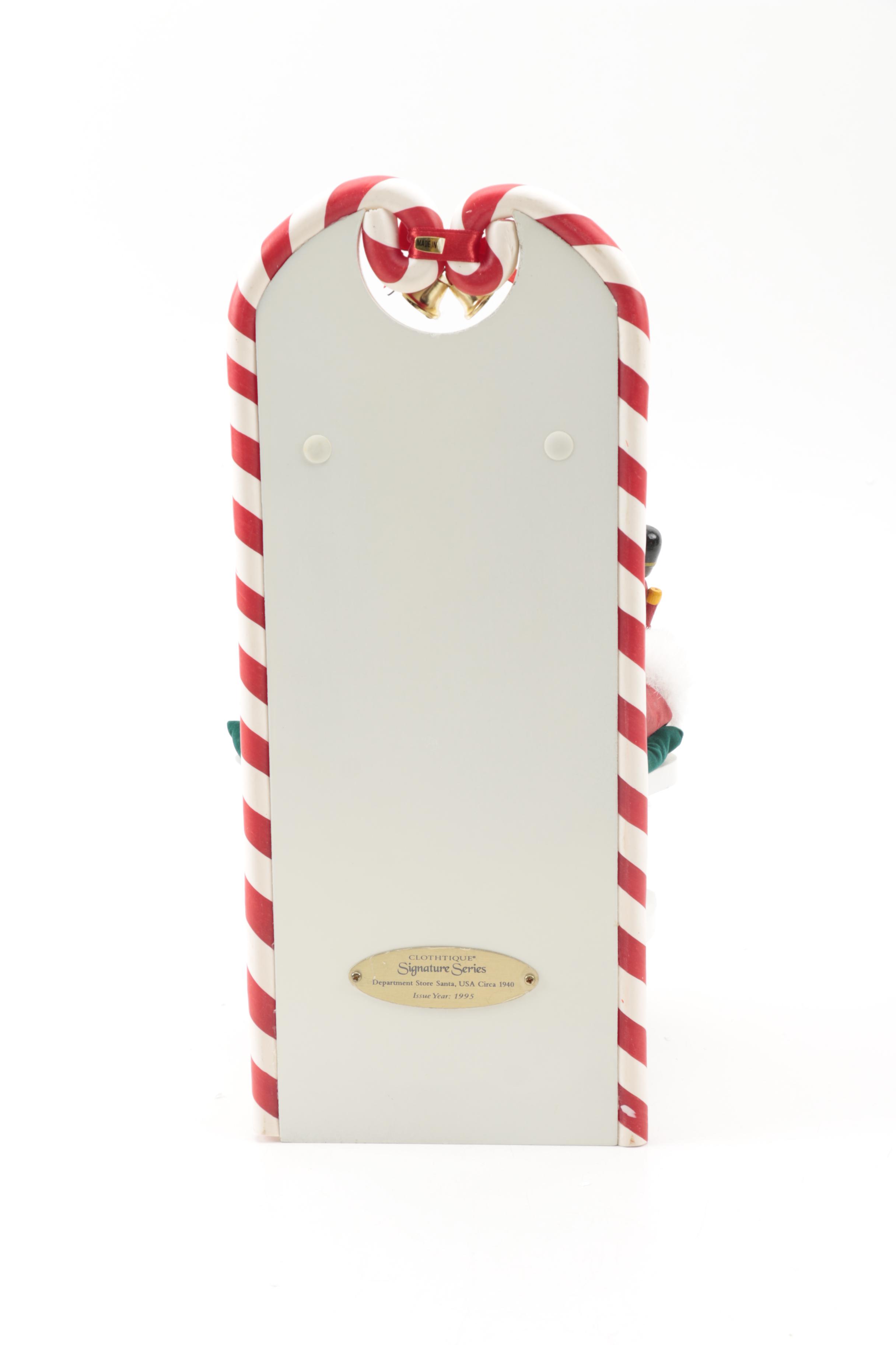 Possible Dreams and Tom Browning Santa Tableau Figurines