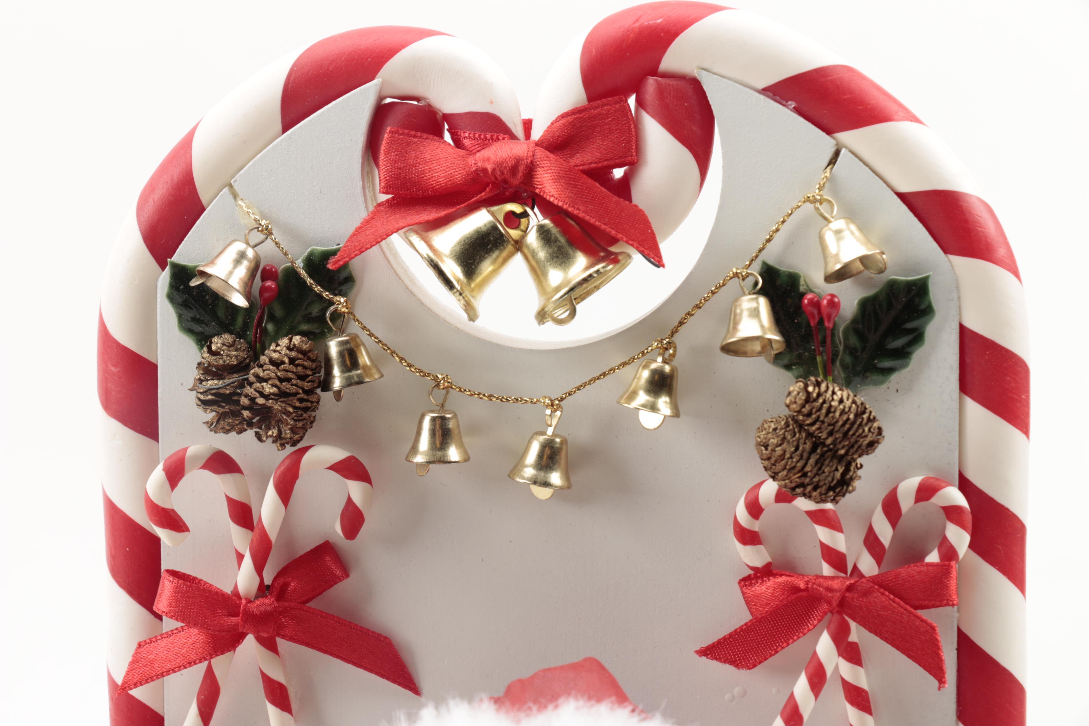 Possible Dreams and Tom Browning Santa Tableau Figurines