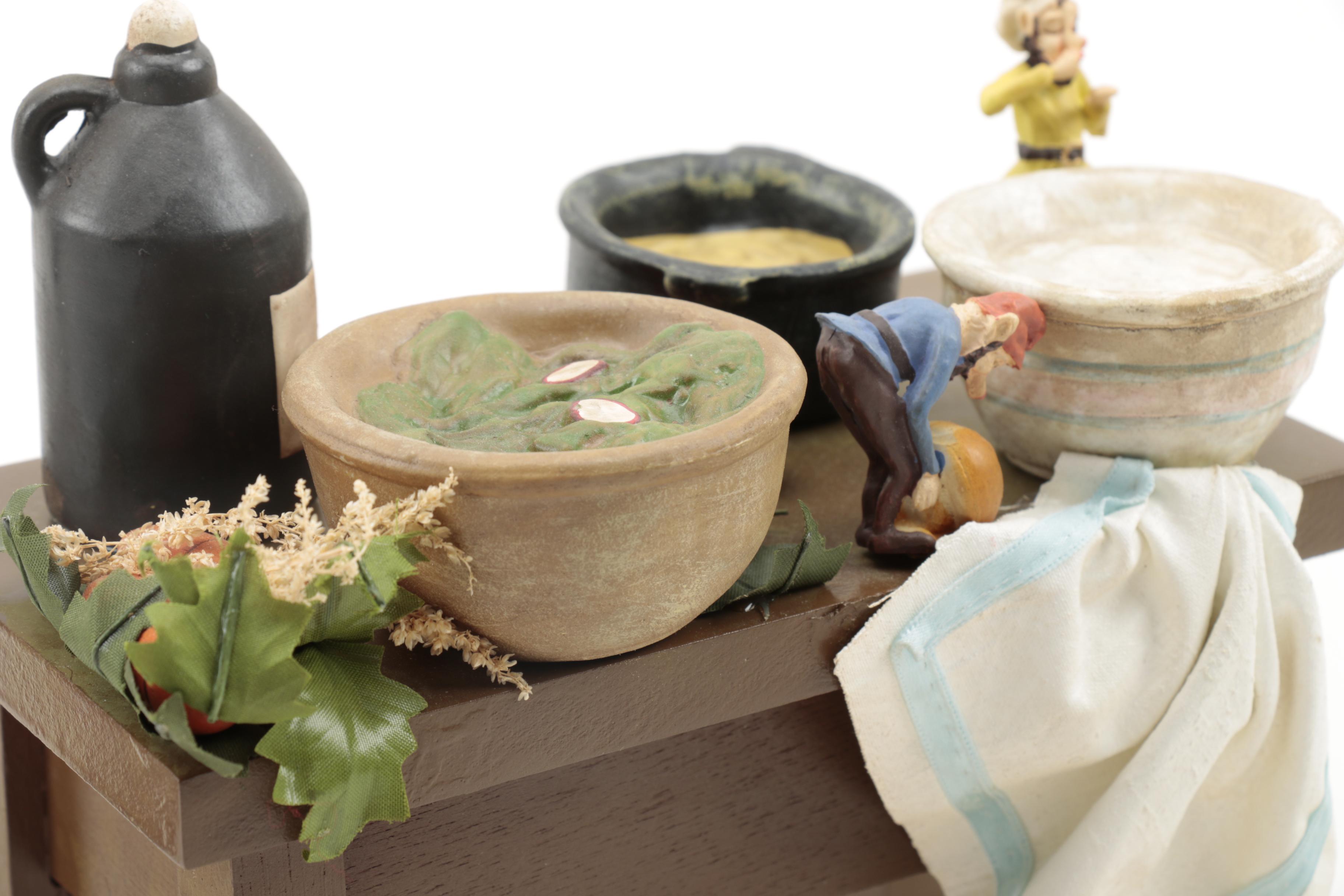 Possible Dreams and Tom Browning Santa Tableau Figurines