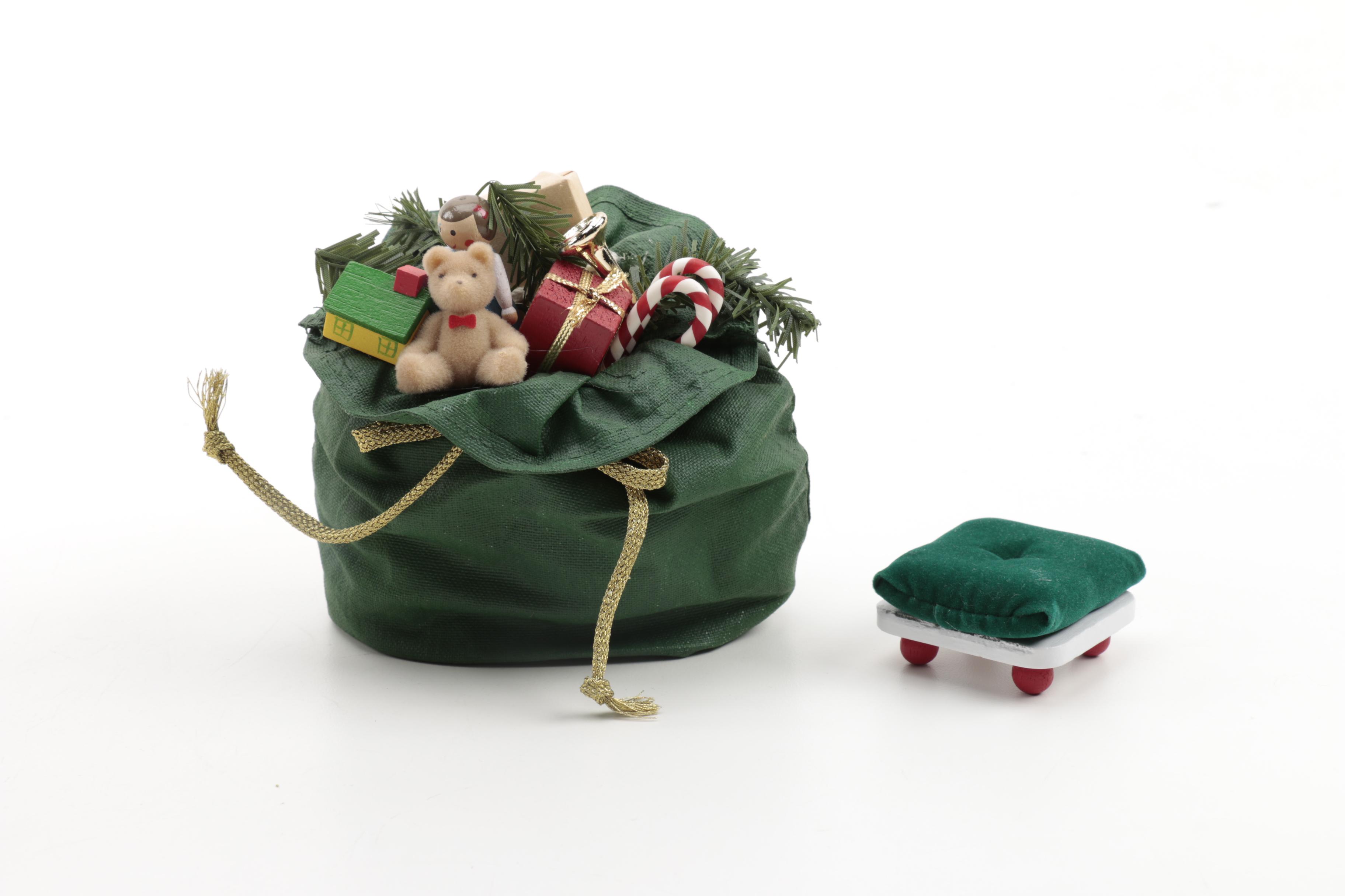 Possible Dreams and Tom Browning Santa Tableau Figurines