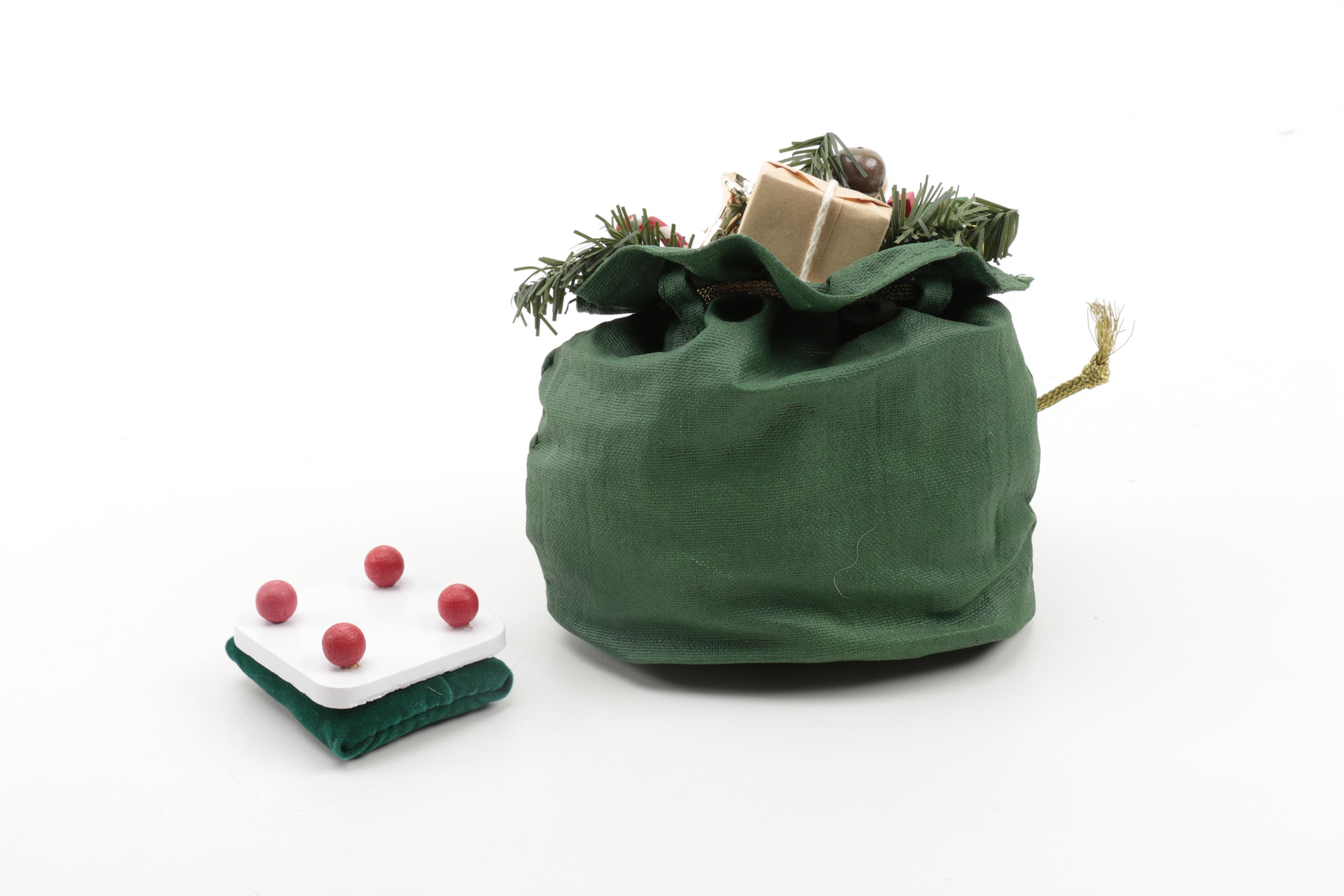 Possible Dreams and Tom Browning Santa Tableau Figurines