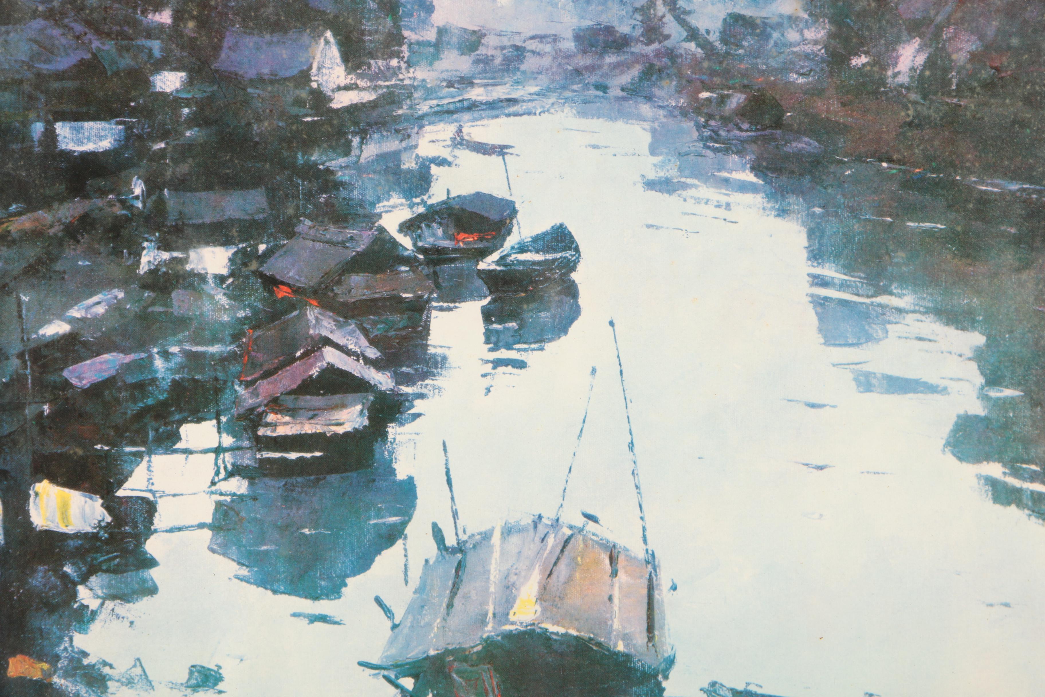 Offset Lithographs After Southeast Asian Style Paintings