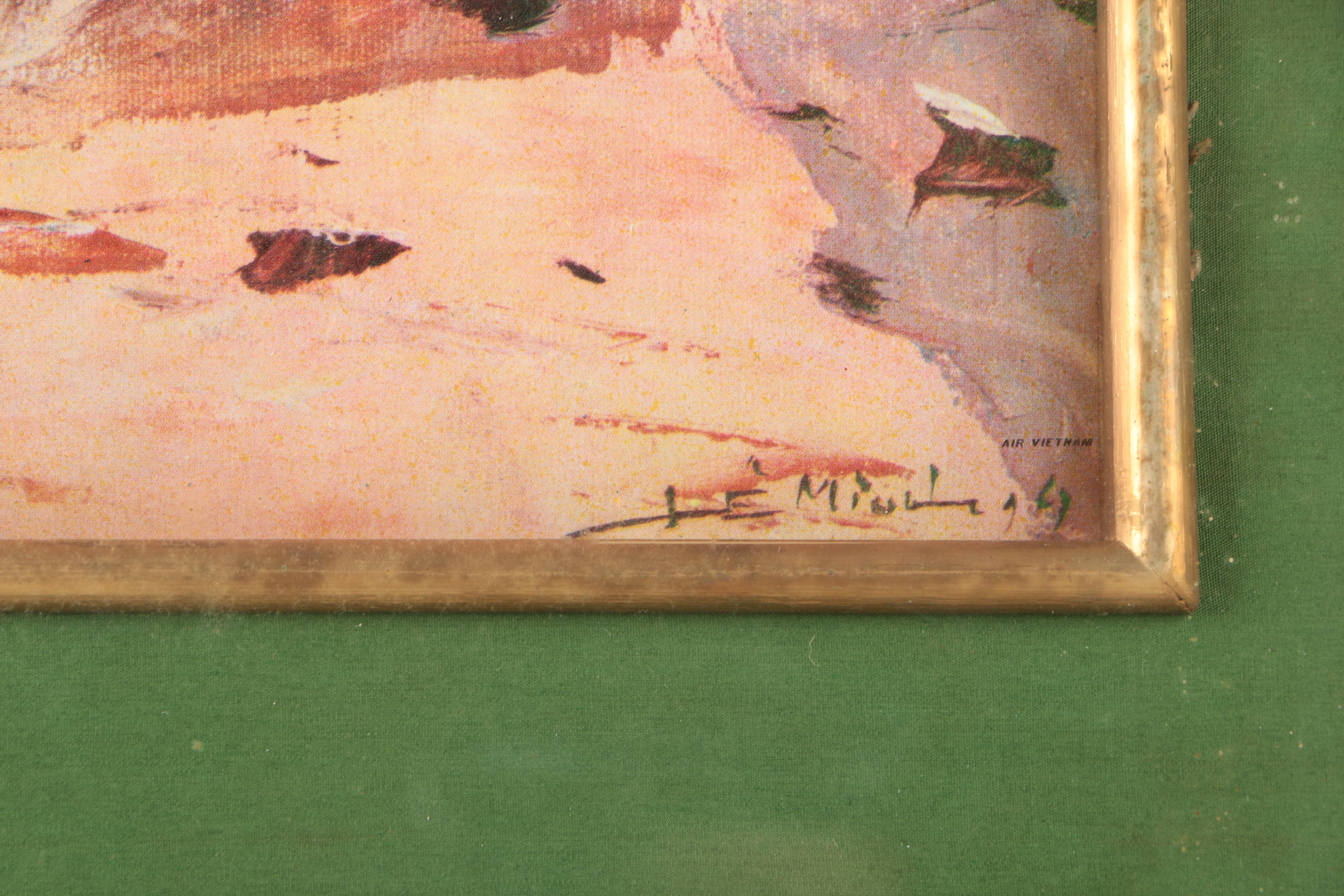 Offset Lithographs After Southeast Asian Style Paintings