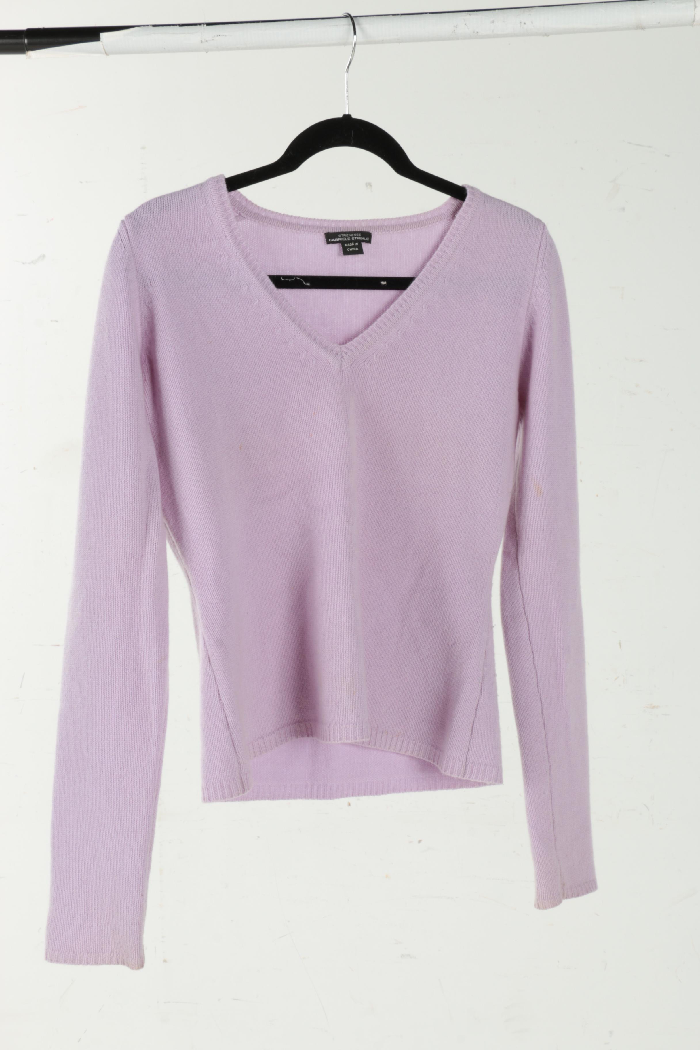 Women's Cashmere Tops Including Gabriele Strehle