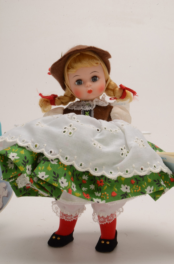 Collection of Madame Alexander International Dolls