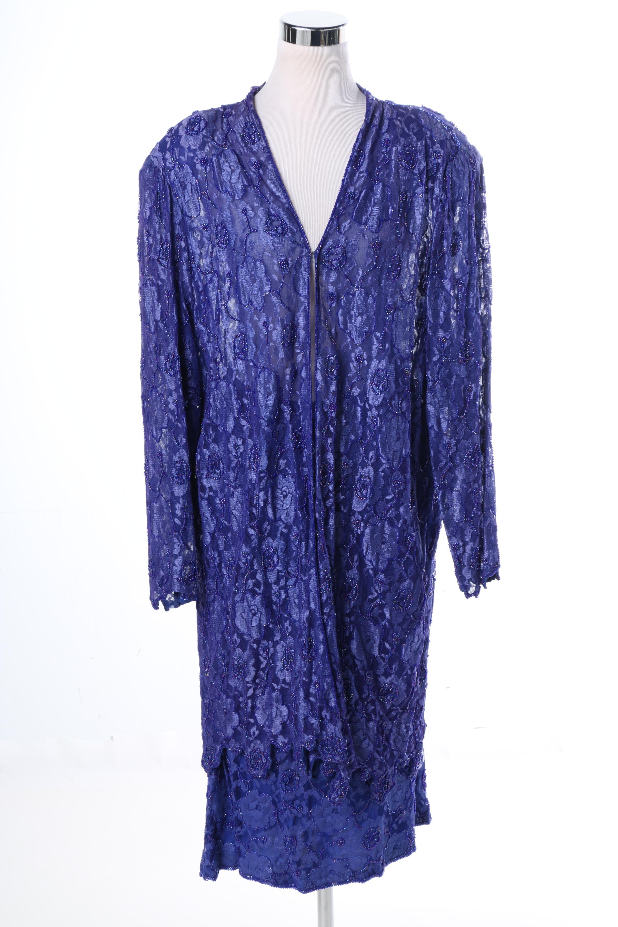 Vintage Judith Ann Plus Jacket and Skirt Sets