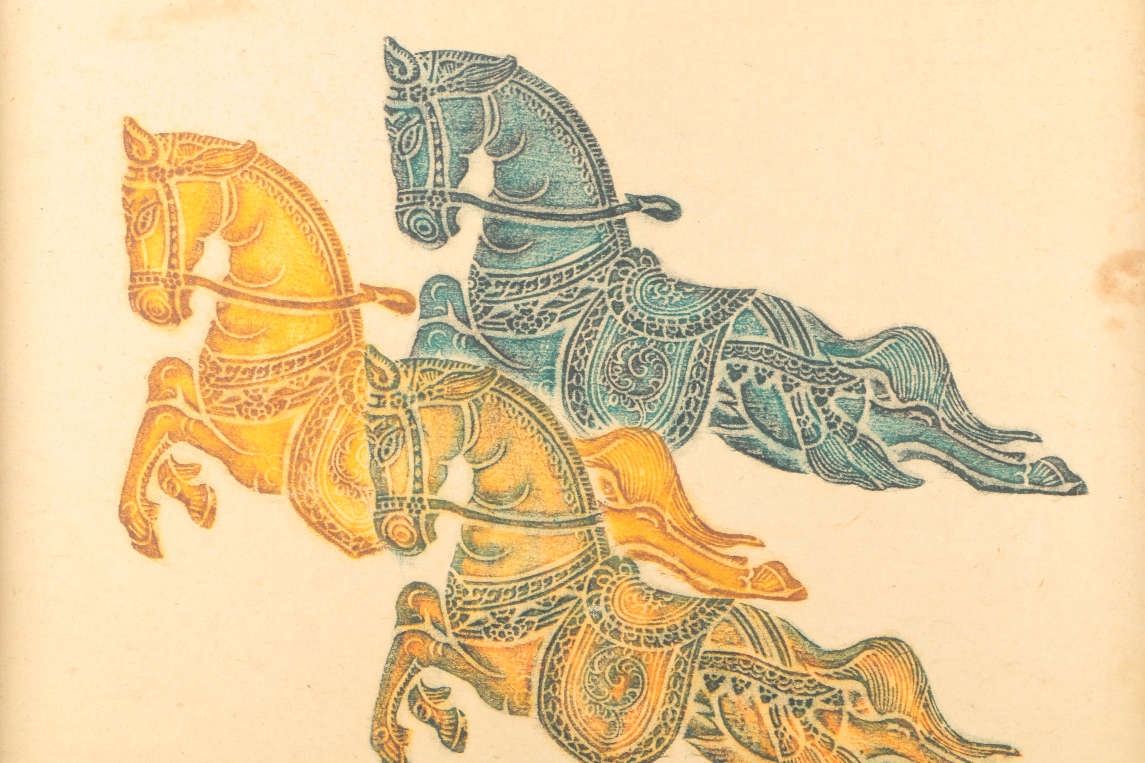 Thai Temple Rubbing on Paper