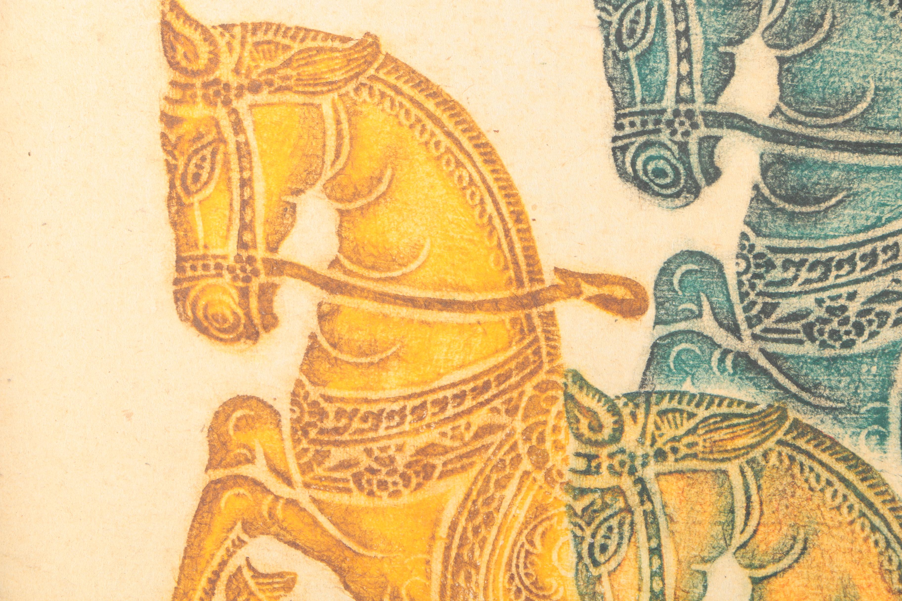 Thai Temple Rubbing on Paper