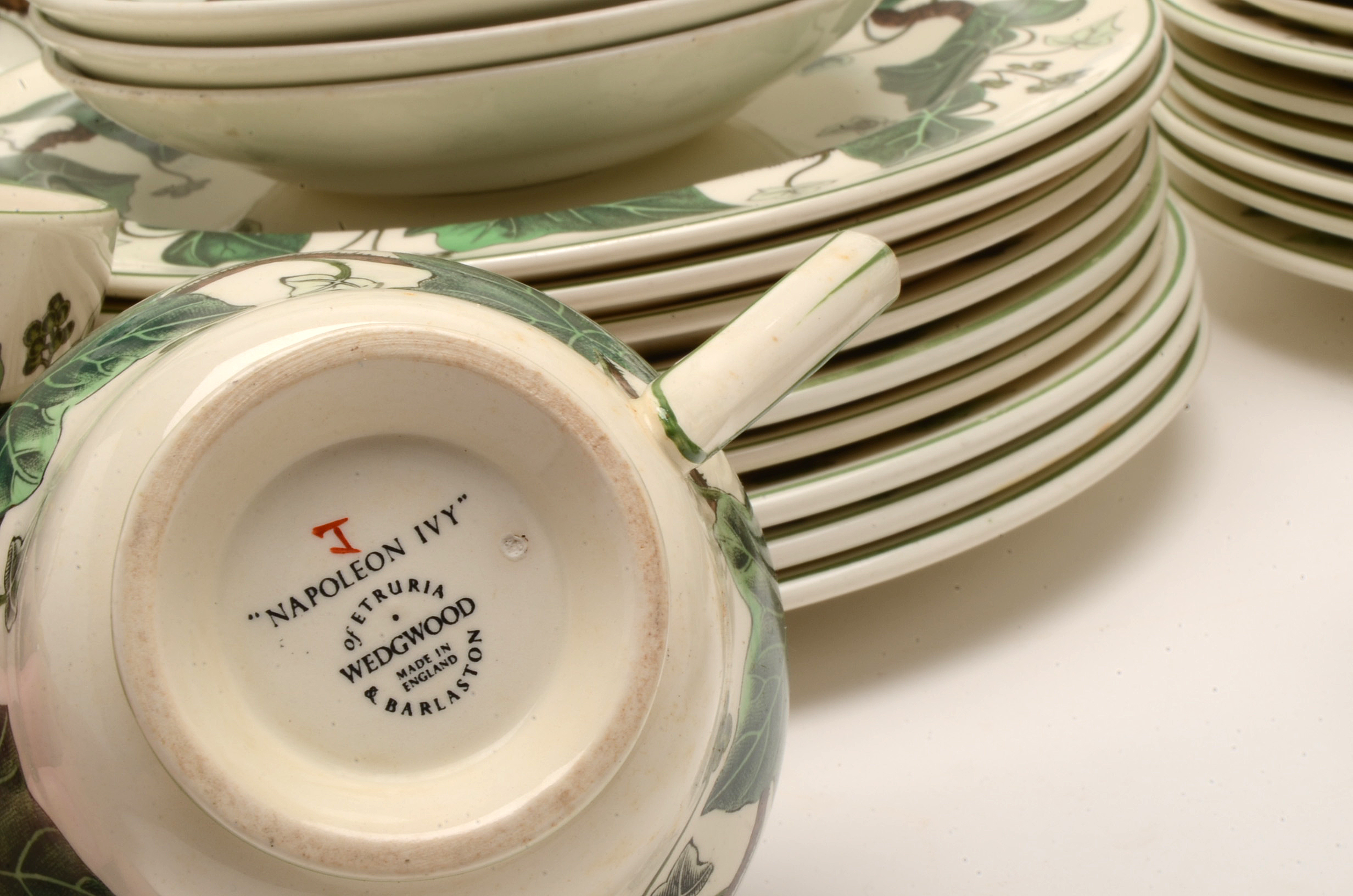 Wedgwood "Napoleon Ivy" China Service