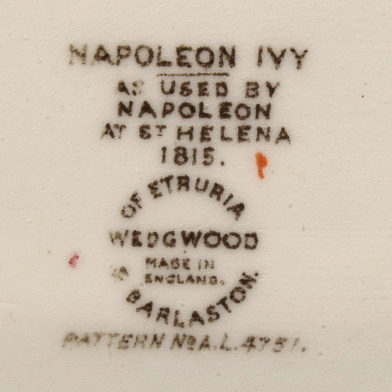 Wedgwood "Napoleon Ivy" China Service