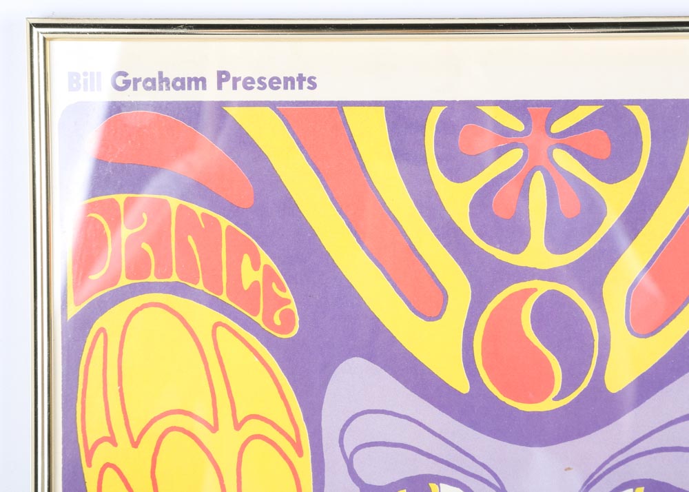 Vintage Grateful Dead Fillmore Concert Poster After Wes Wilson