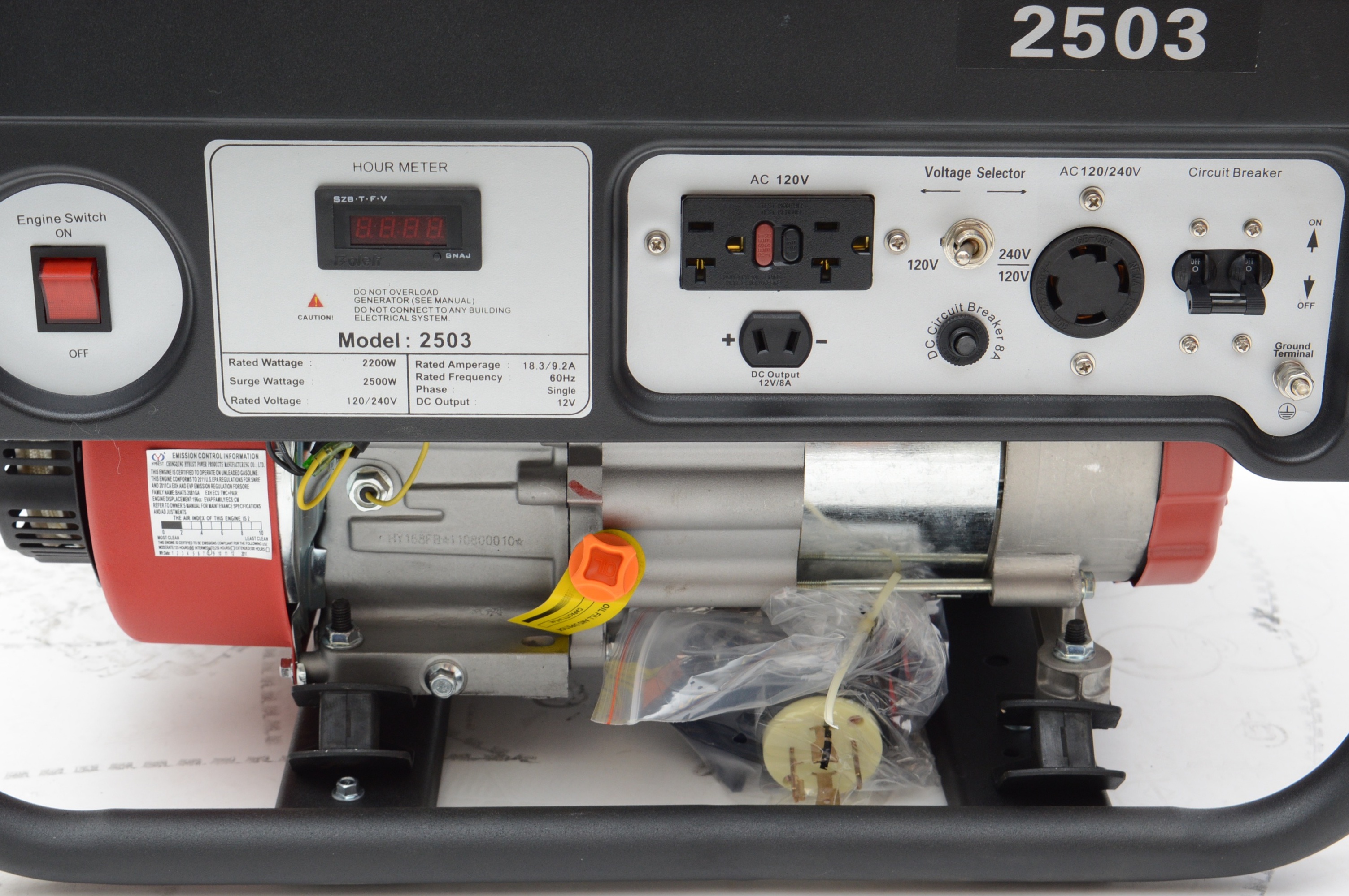 3 PRO 2500 Watt Gasoline Generator