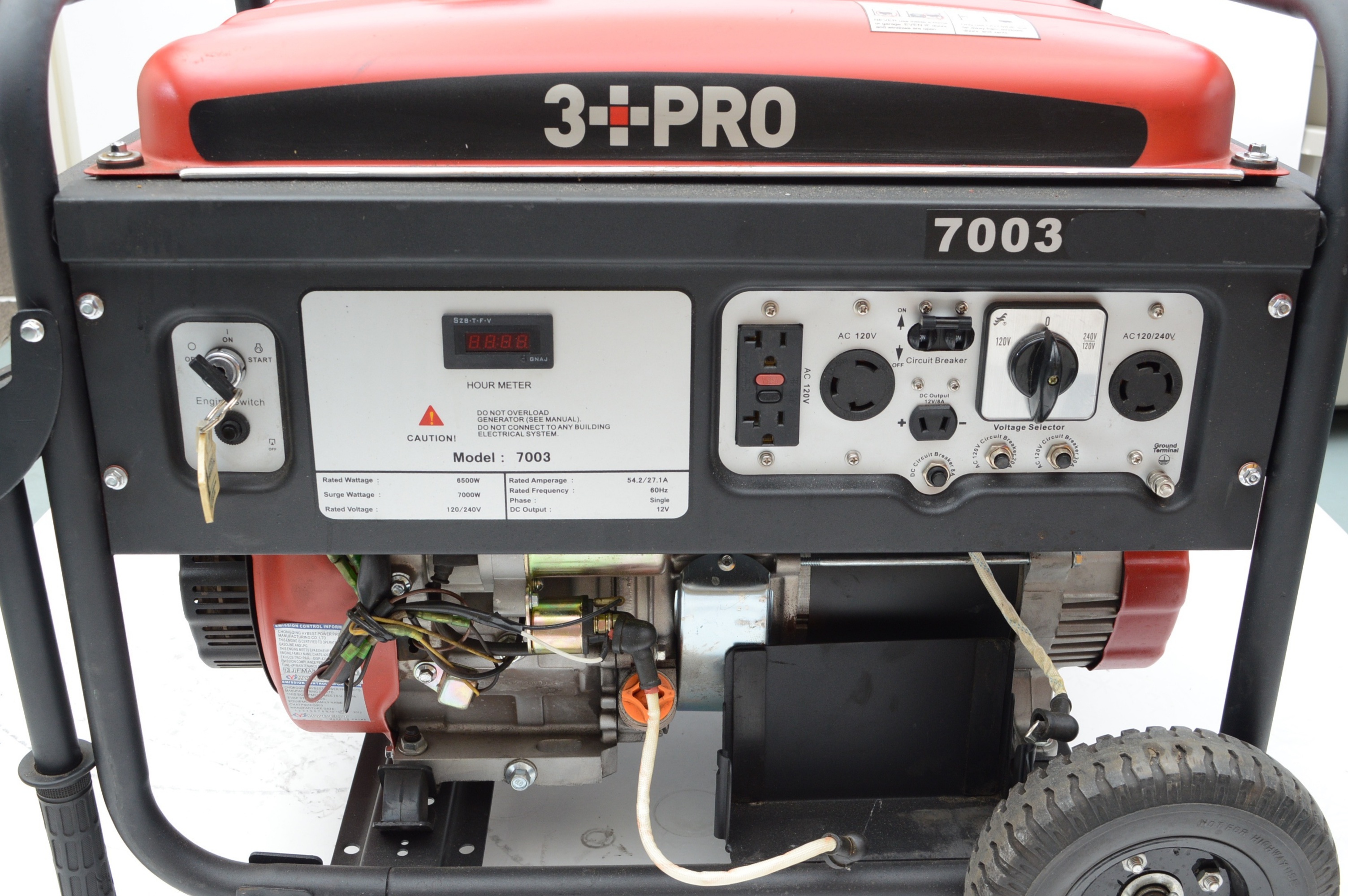 3 PRO 7000 Watt Gasoline Generator