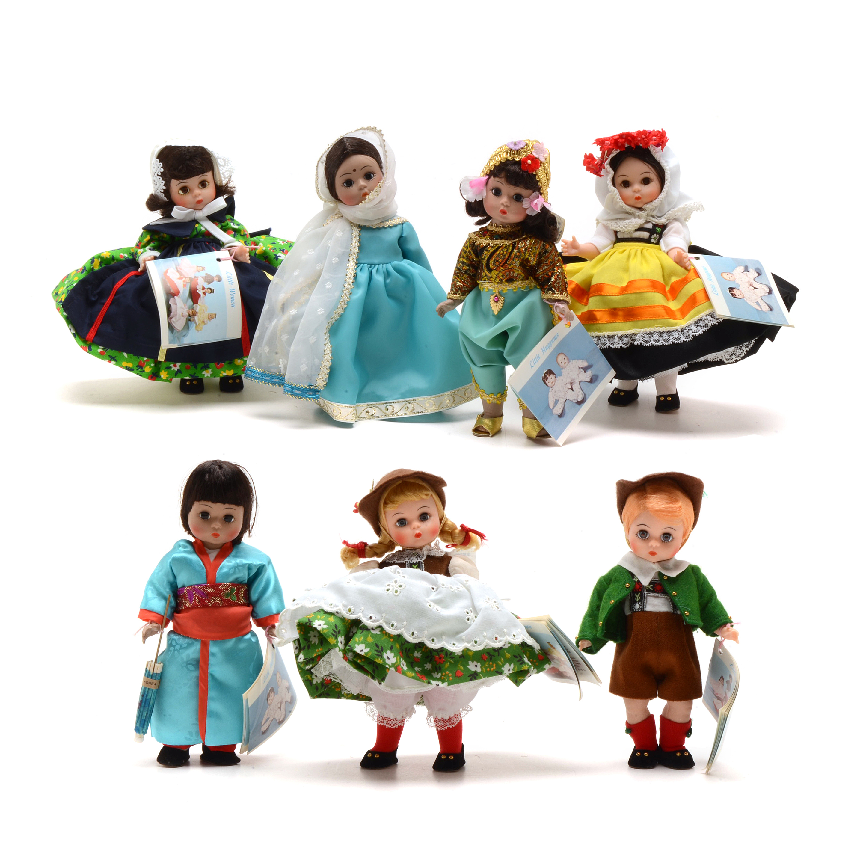 Collection of Madame Alexander International Dolls