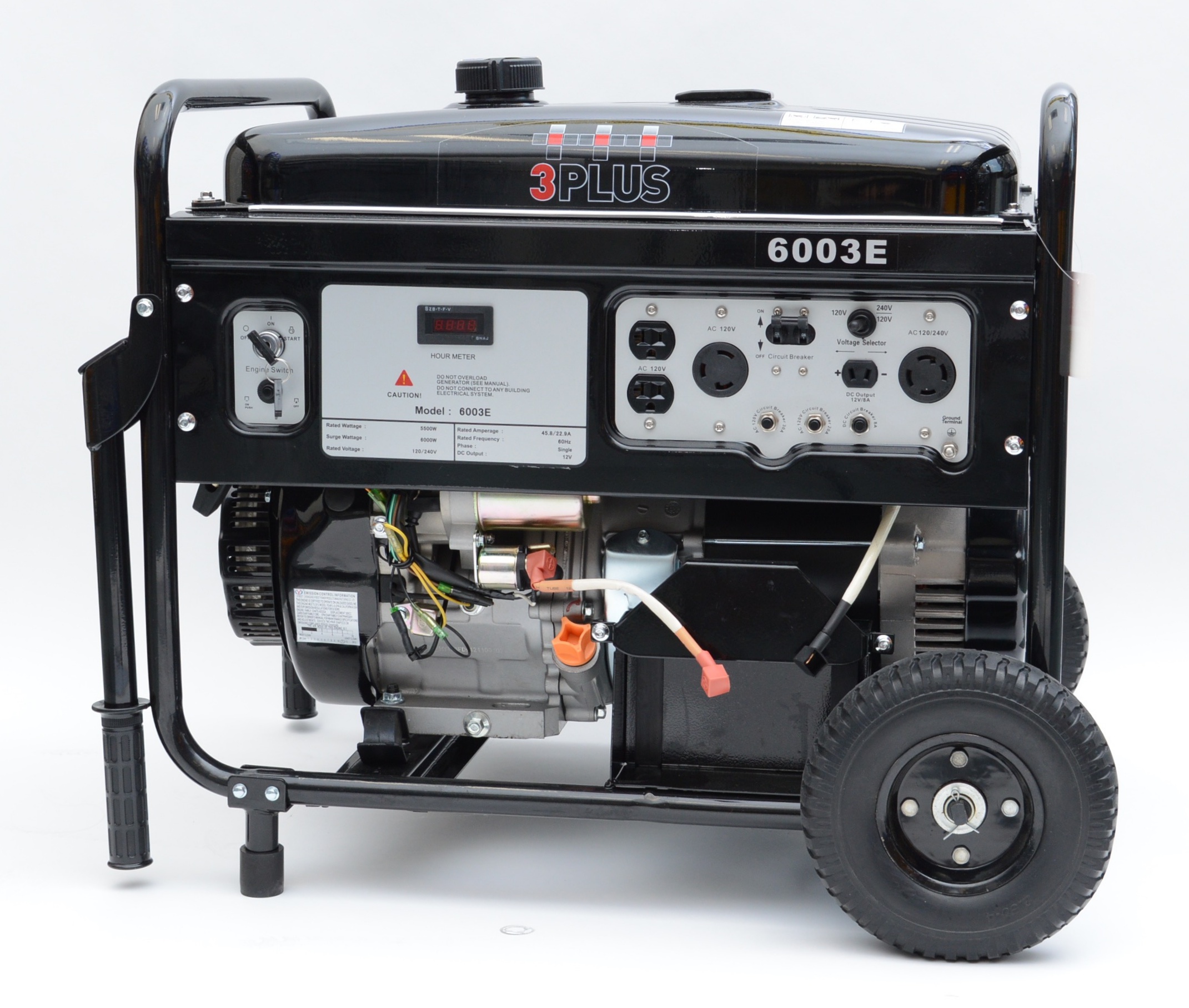 3 PLUS 6000 Watt Generator