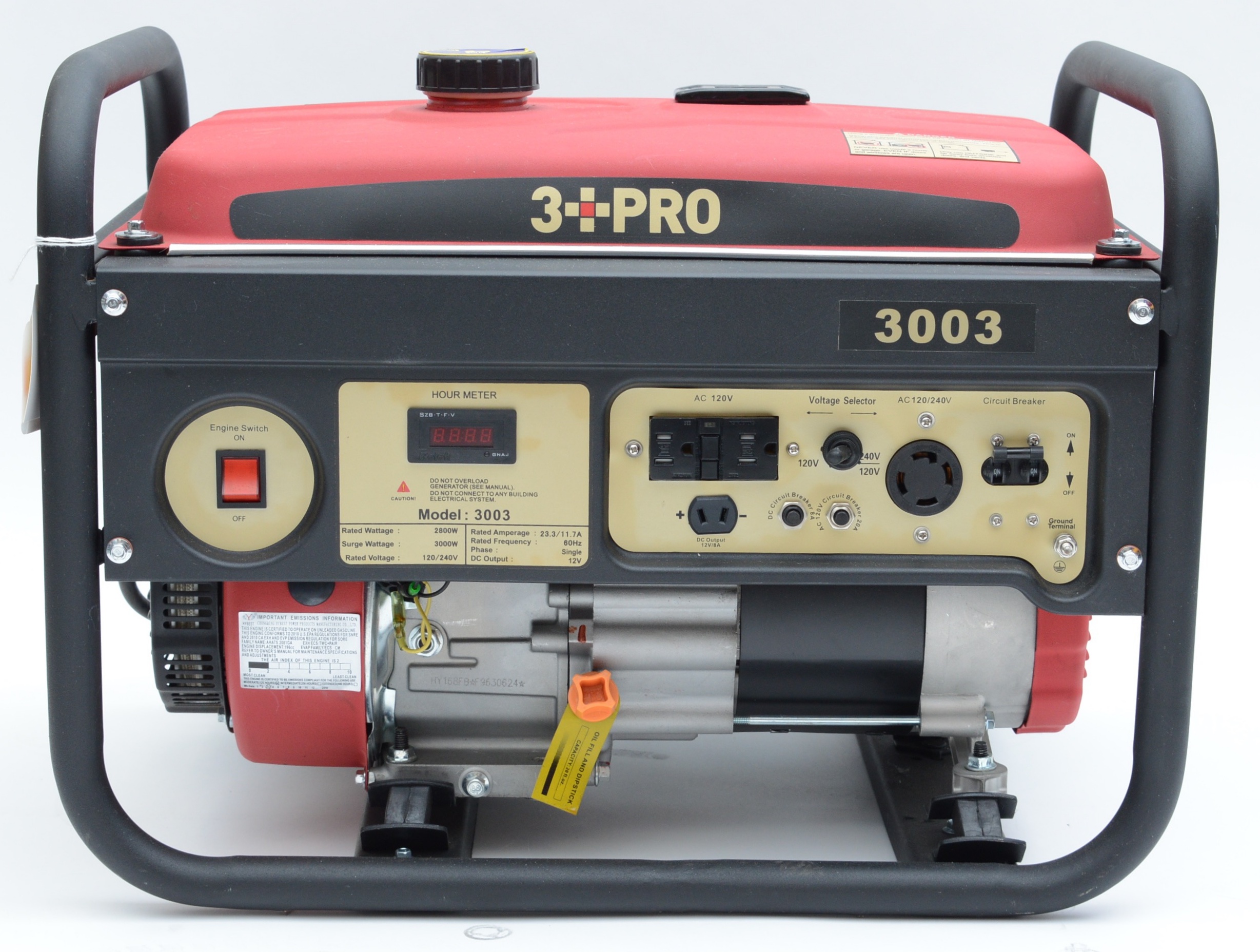 3 PRO 6.5 HP Gasoline Generator