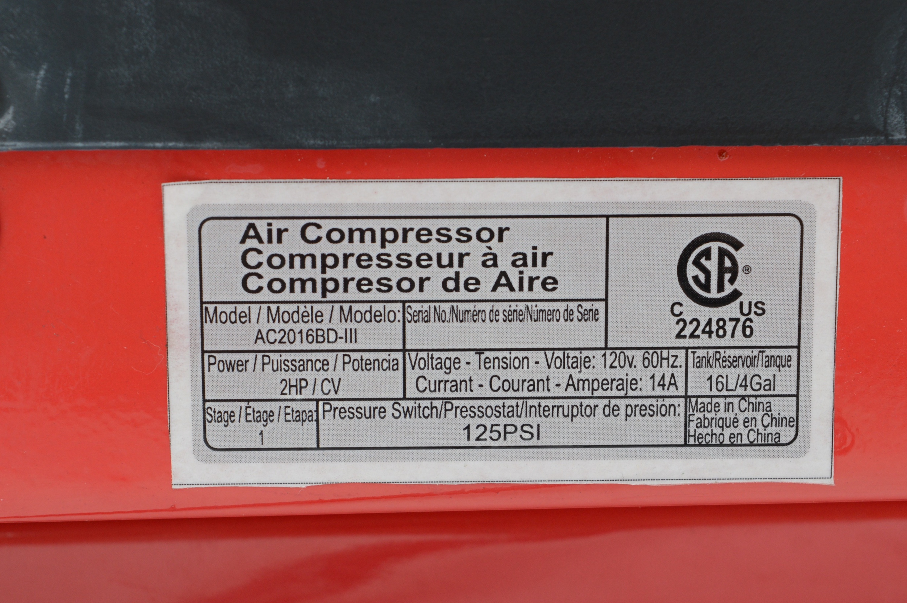 3 PRO 4.2 Gallon Compressor