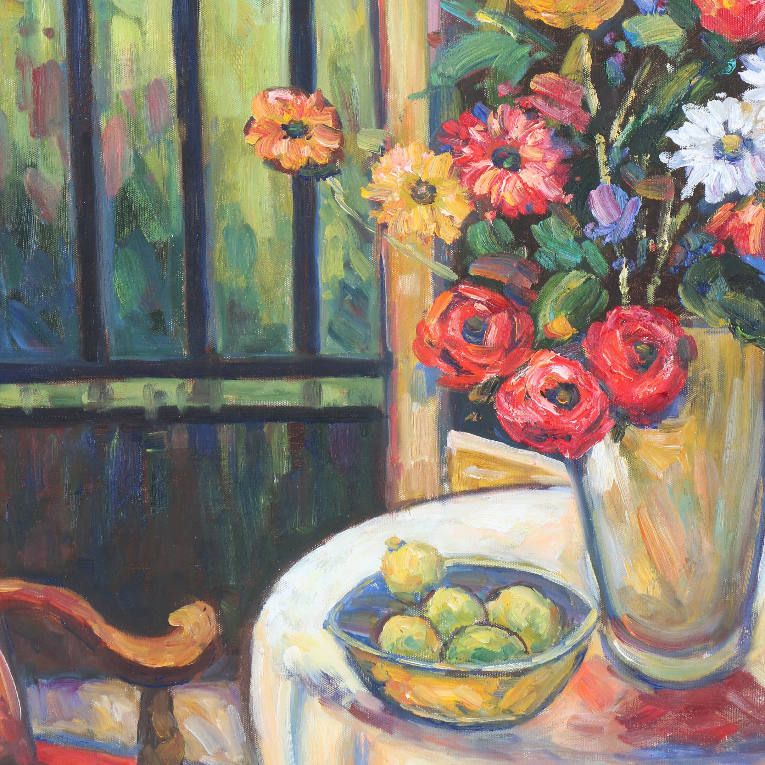 Still Life Oil Painting on Canvas "Interior View V"