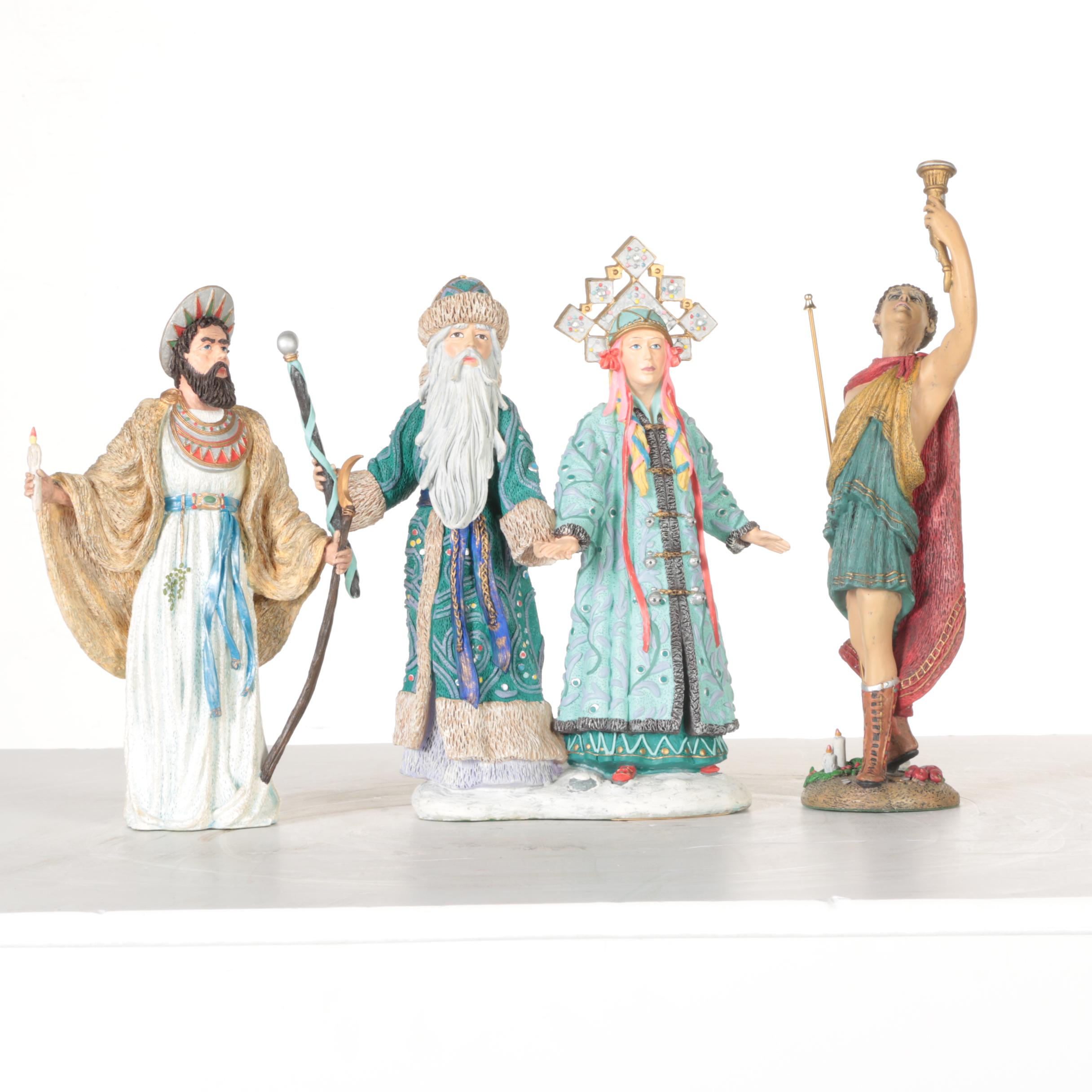 Duncan Royale Collectors Edition "History of Santa" Figurines