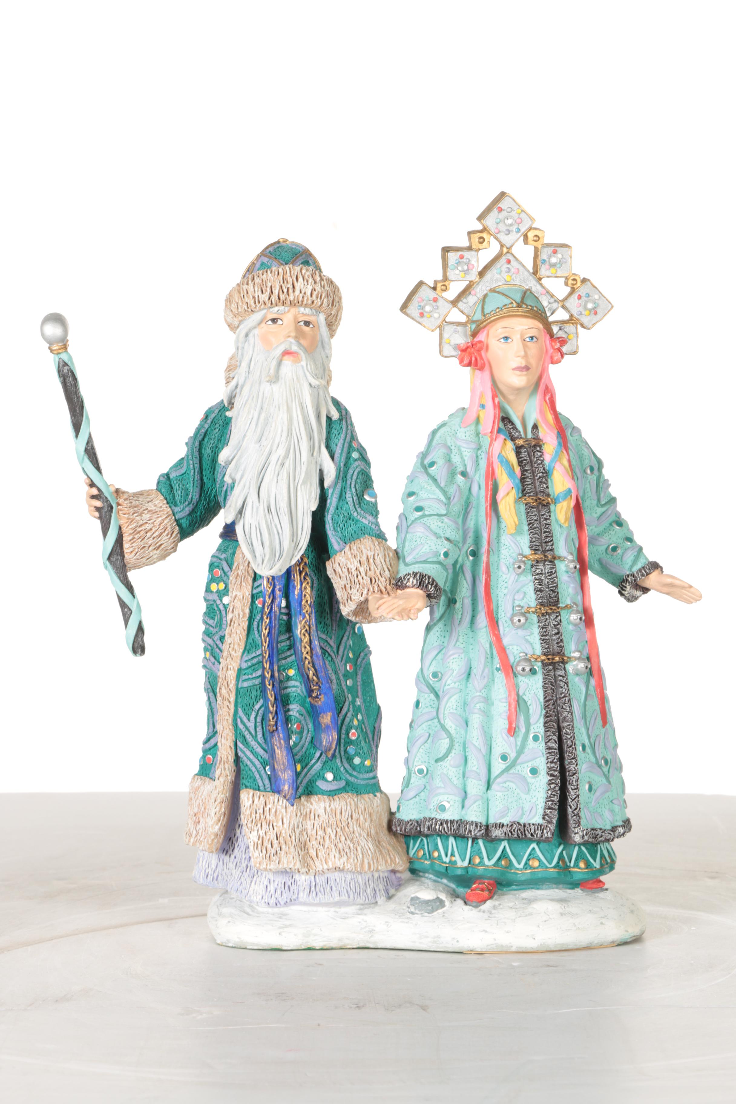 Duncan Royale Collectors Edition "History of Santa" Figurines