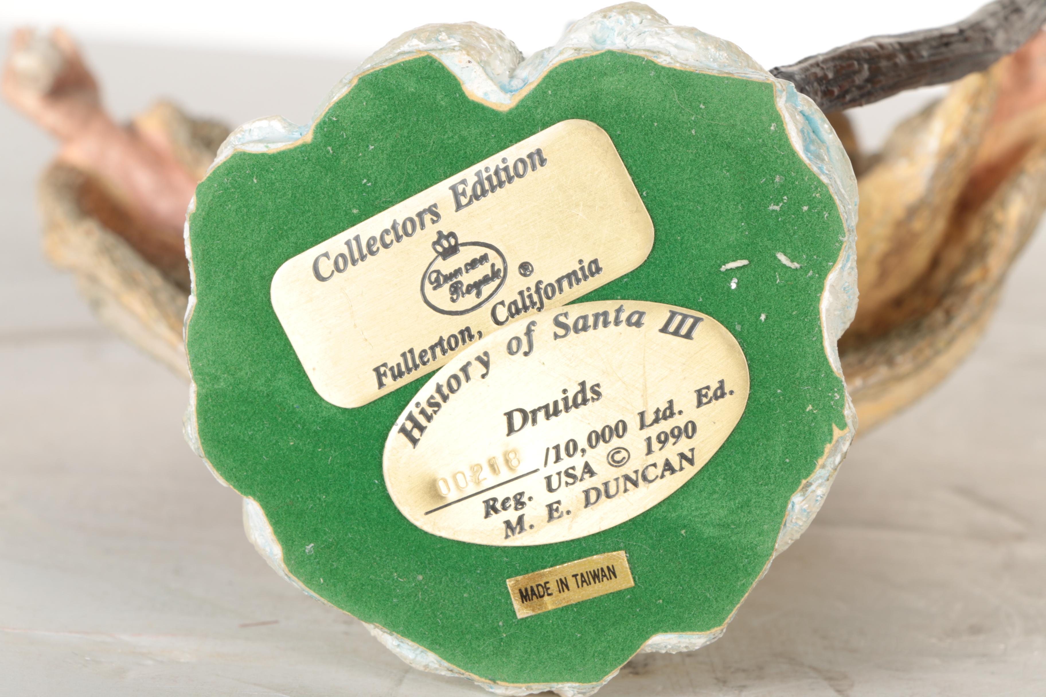 Duncan Royale Collectors Edition "History of Santa" Figurines