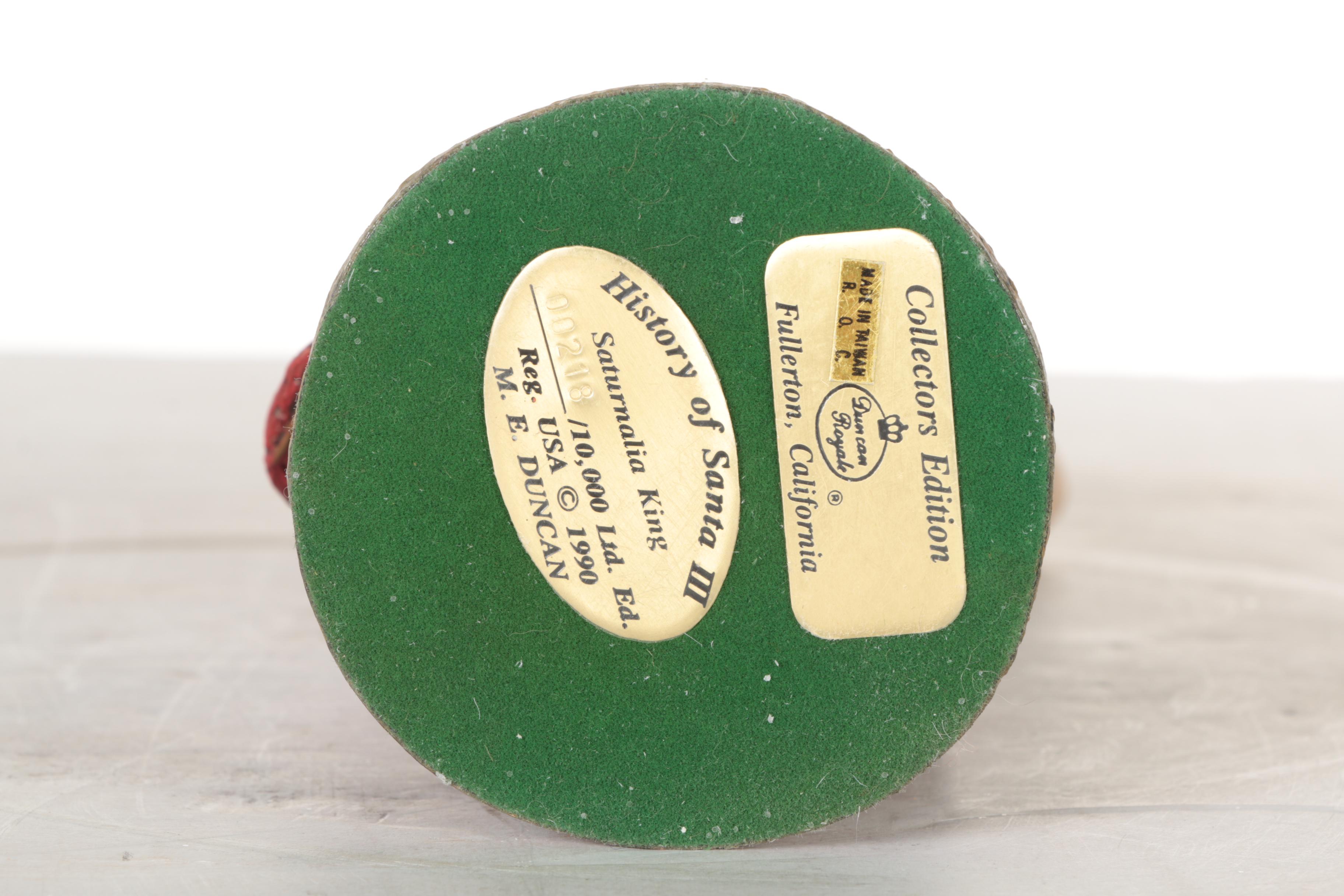 Duncan Royale Collectors Edition "History of Santa" Figurines