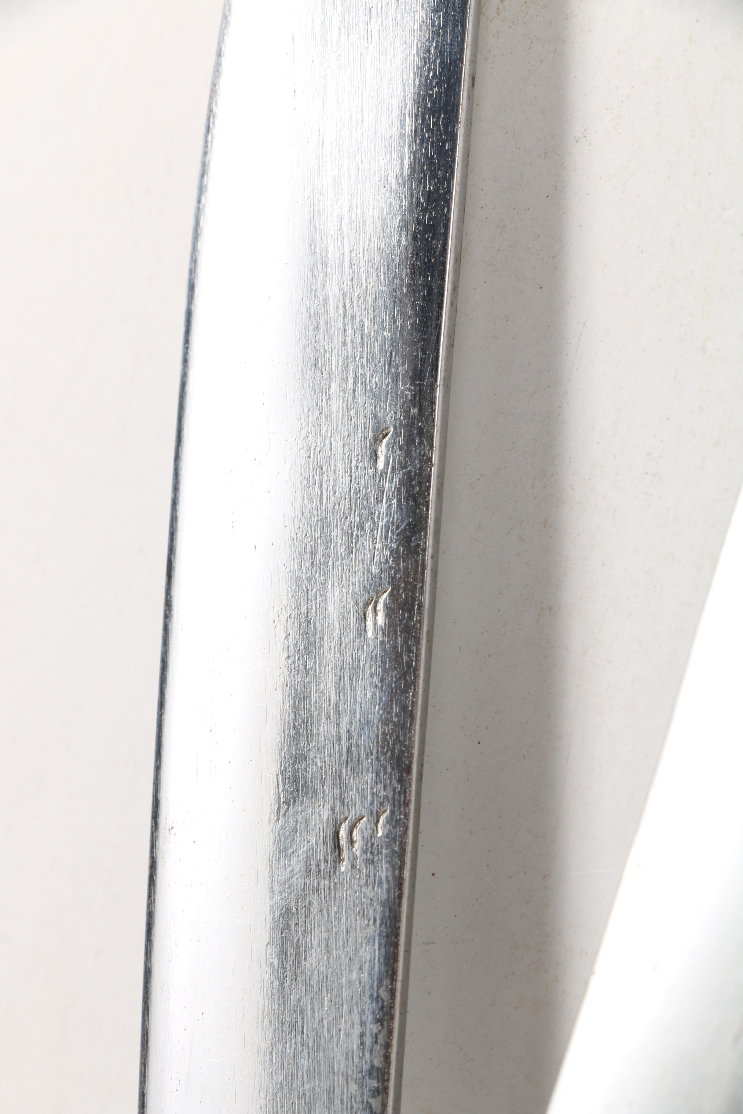 Sword Pair with Carved Handles and Scabbards