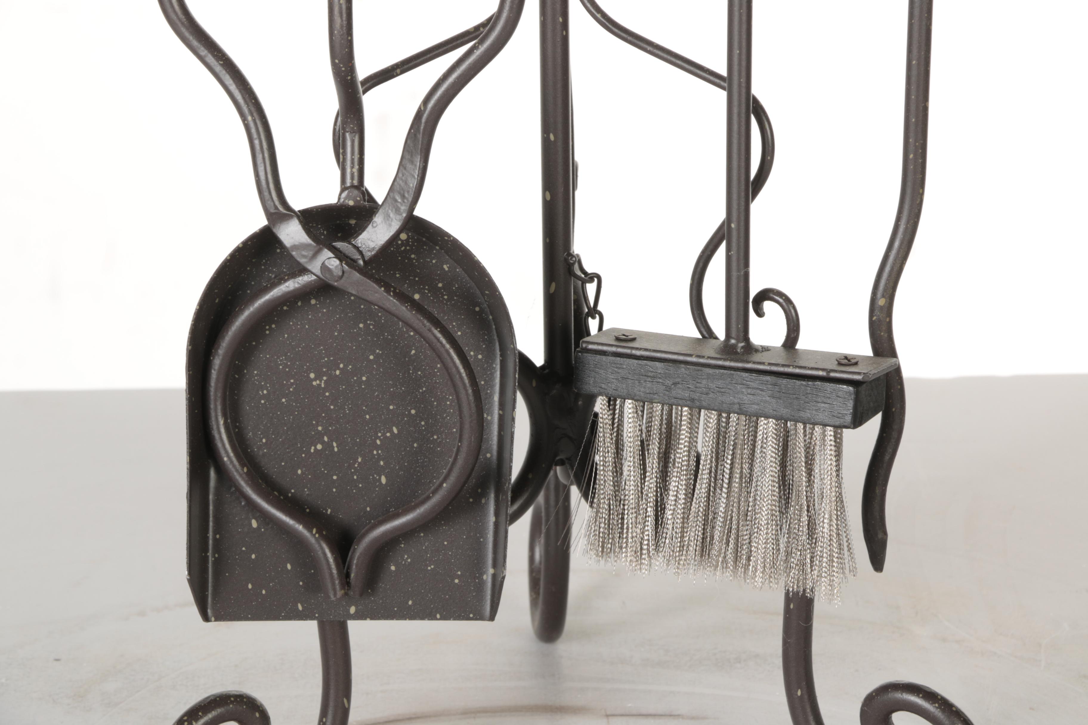 Fireplace Tool Stand With Tools