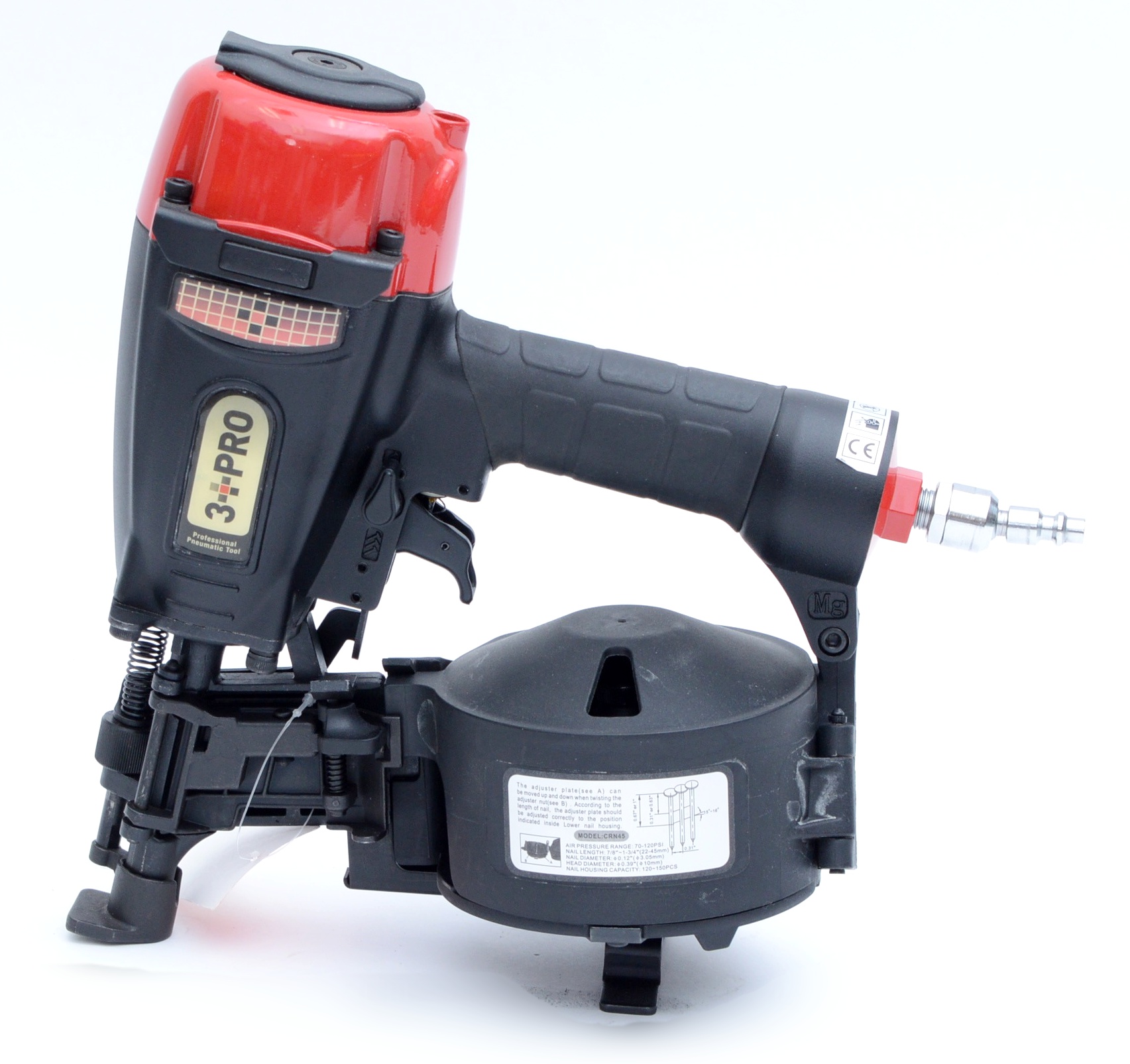 3 PRO 11 Gauge Coil Roofing Nailer