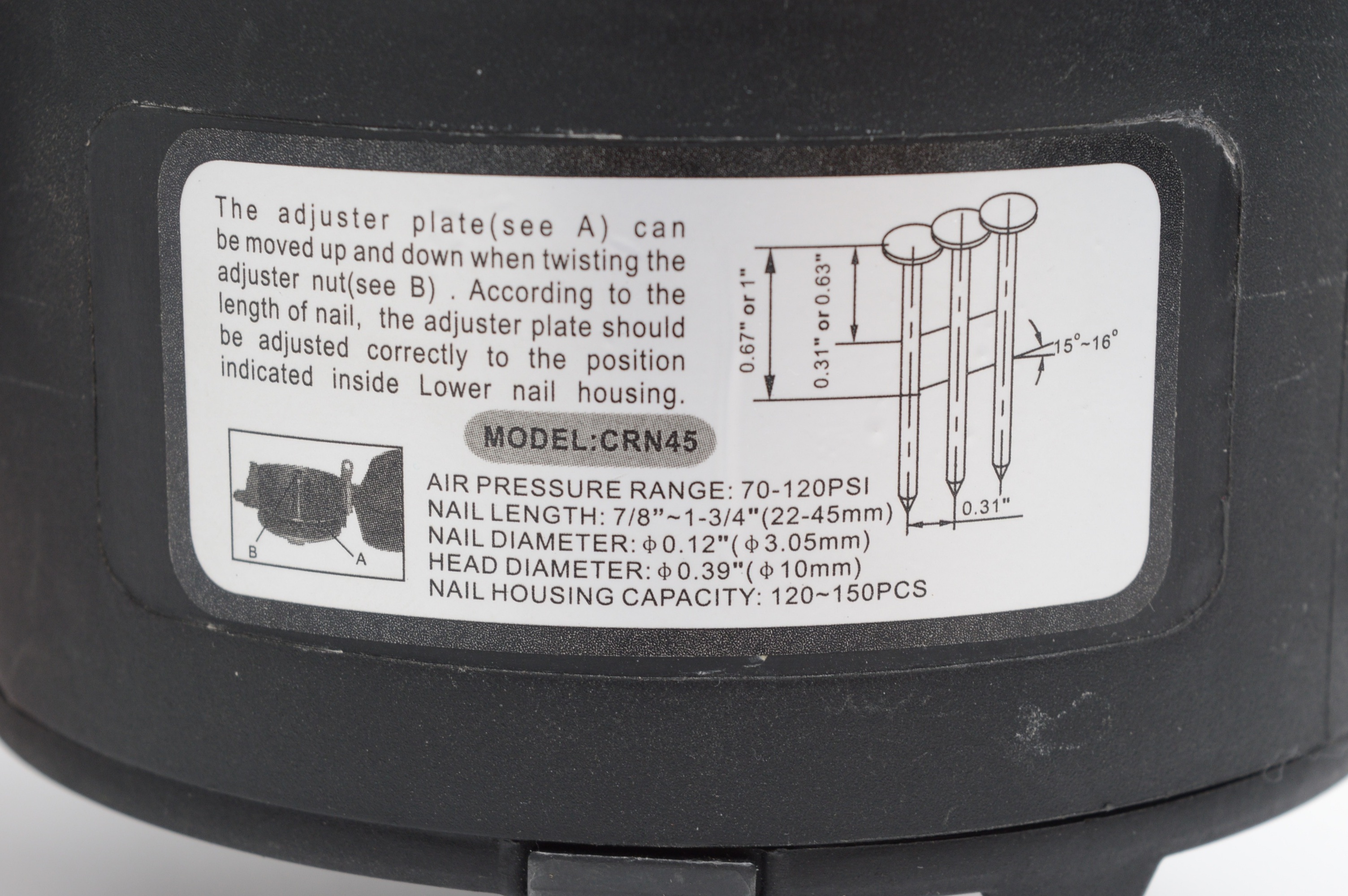 3 PRO 11 Gauge Coil Roofing Nailer