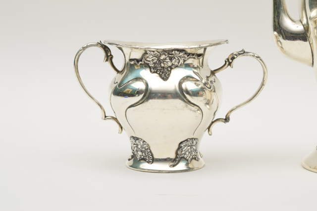 Antique Silver Plated Victor Silver Company Coffee Set