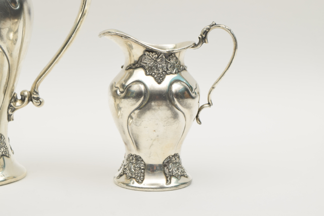 Antique Silver Plated Victor Silver Company Coffee Set