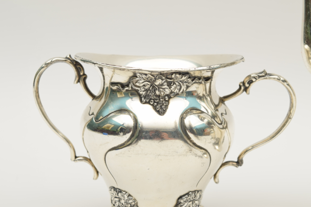 Antique Silver Plated Victor Silver Company Coffee Set