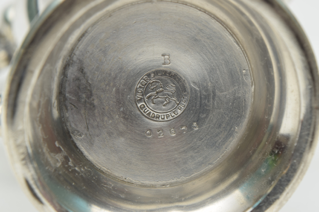 Antique Silver Plated Victor Silver Company Coffee Set