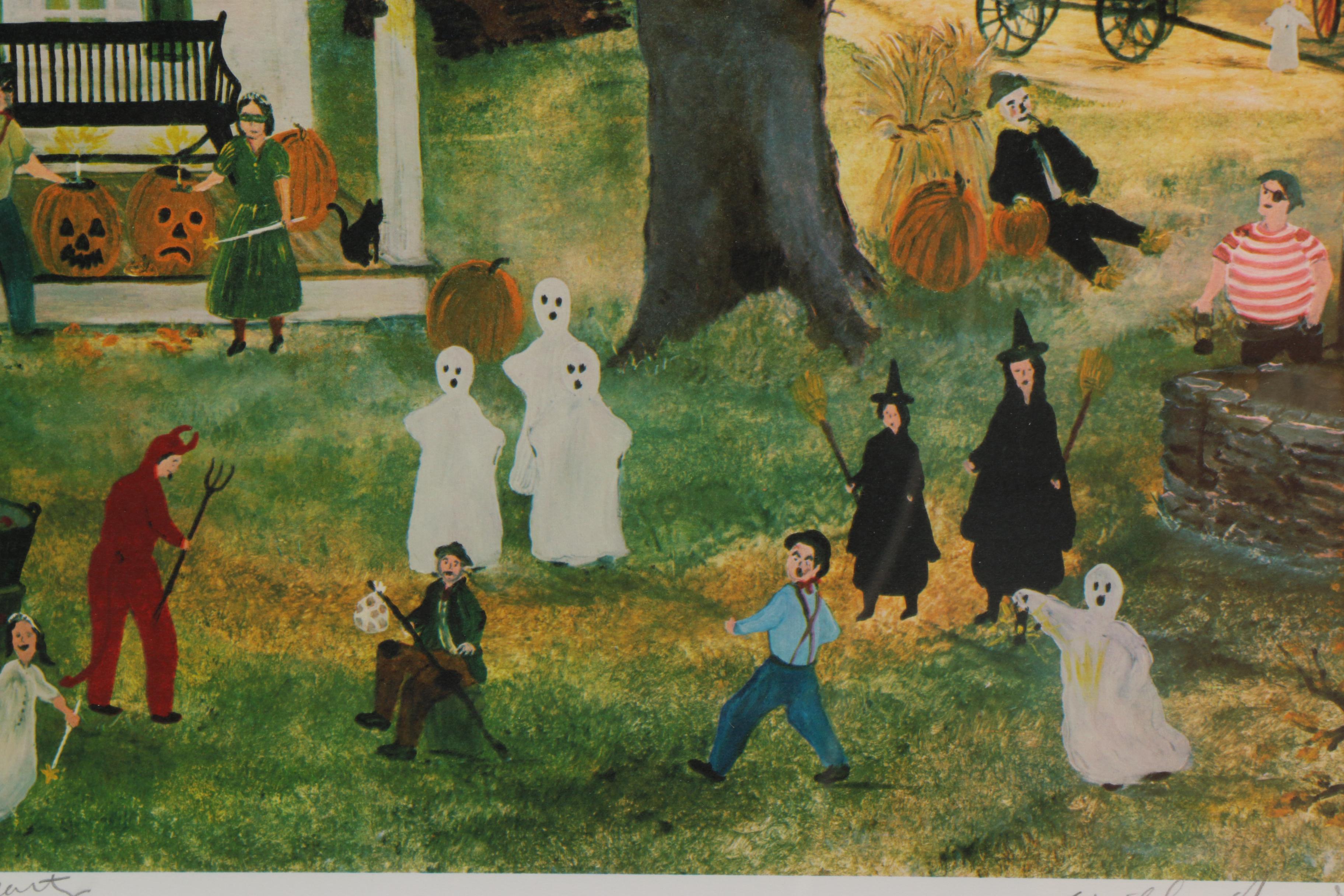 Will Moses Limited Edition Giclee "Halloween Party"