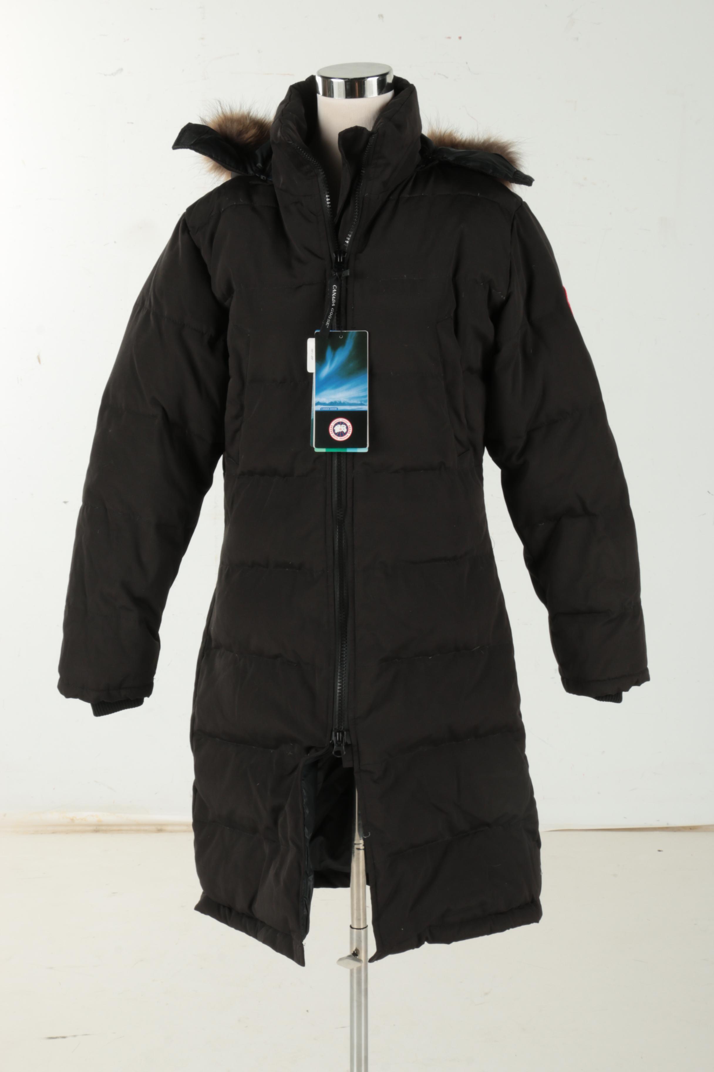 Canada Goose Down Winter Coat with Coyote Fur Trim