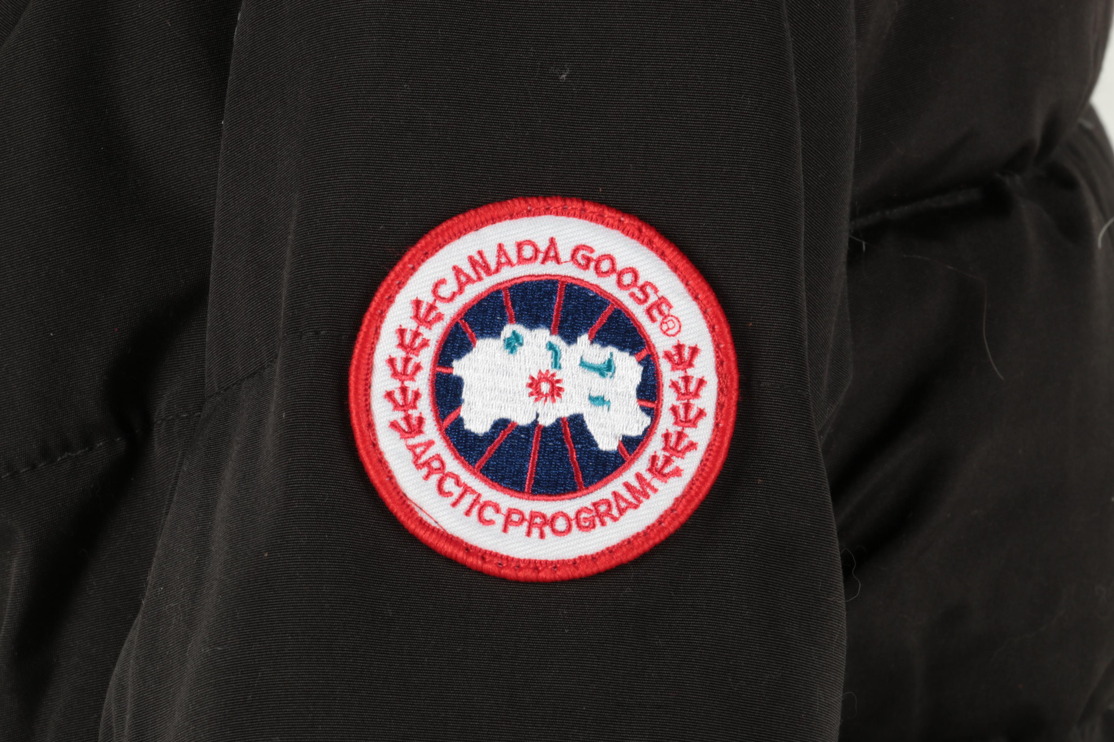 Canada Goose Down Winter Coat with Coyote Fur Trim
