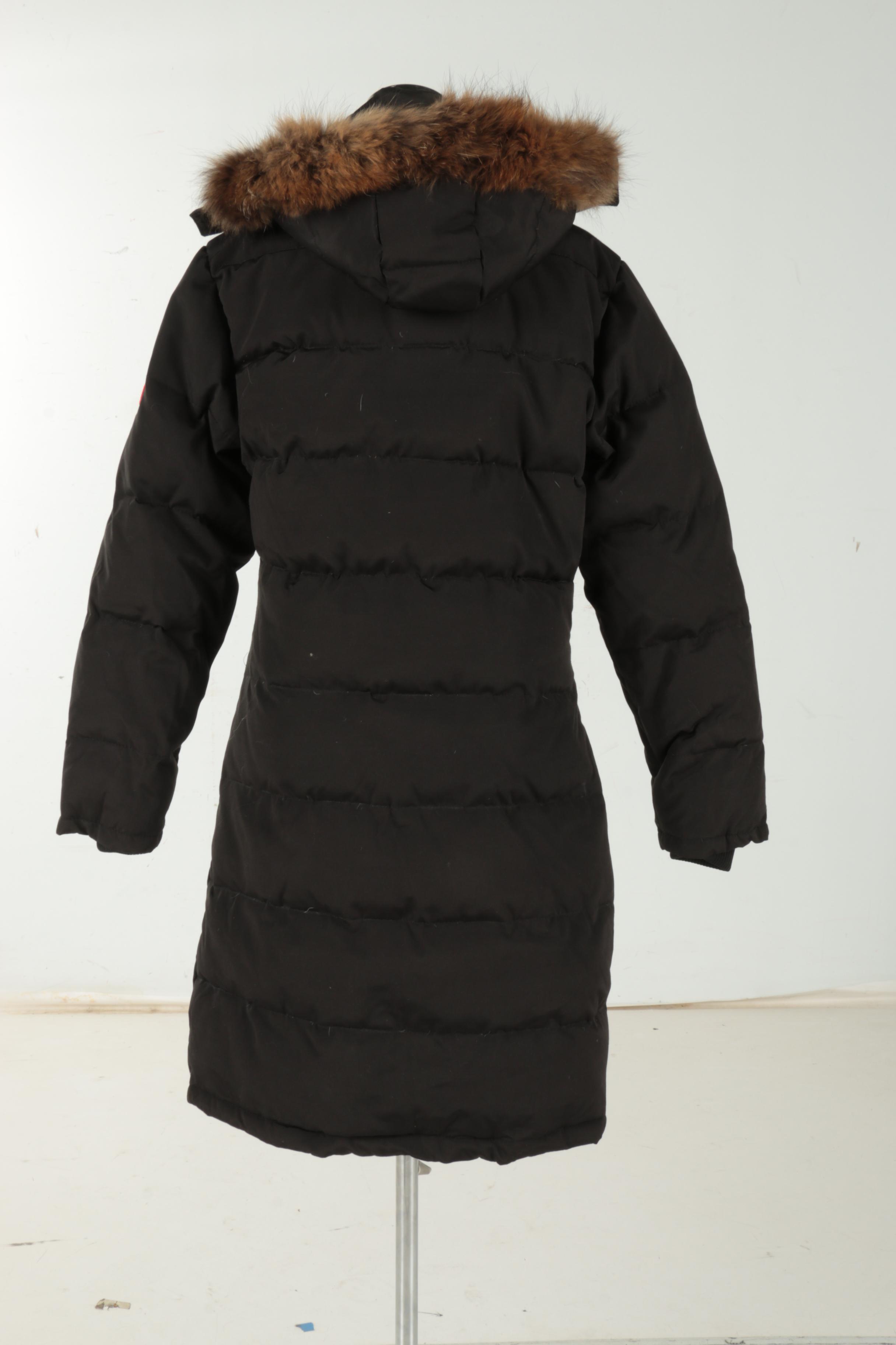 Canada Goose Down Winter Coat with Coyote Fur Trim