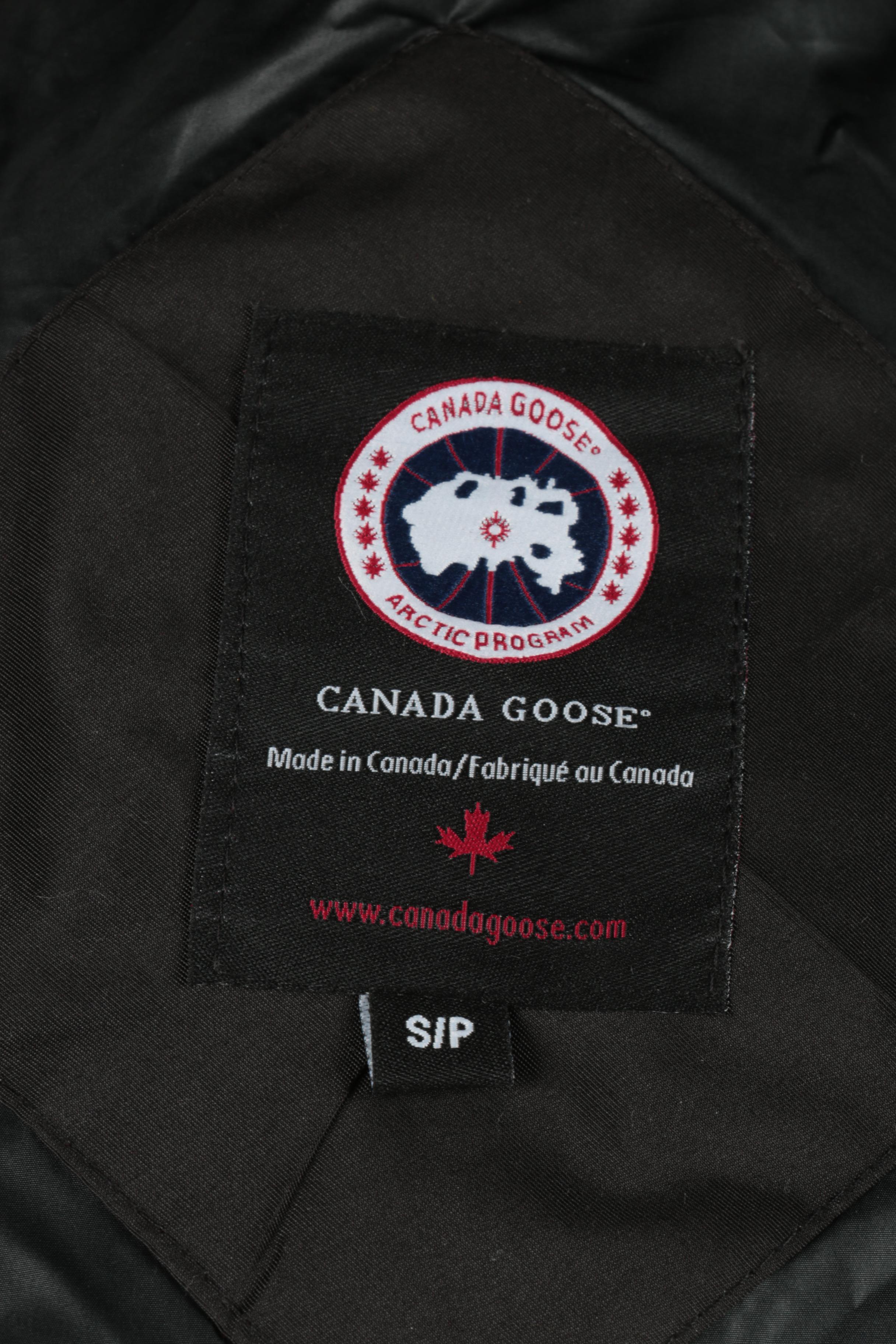 Canada Goose Down Winter Coat with Coyote Fur Trim
