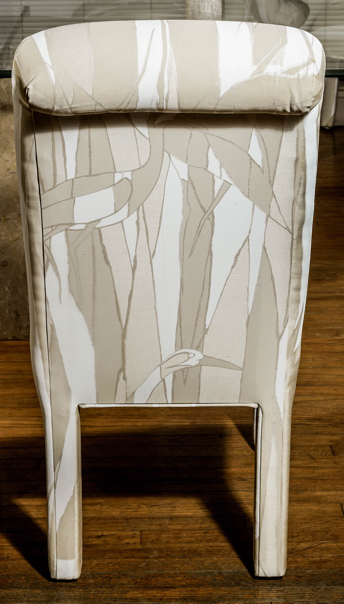 Modern Glass Top Table With Chairs