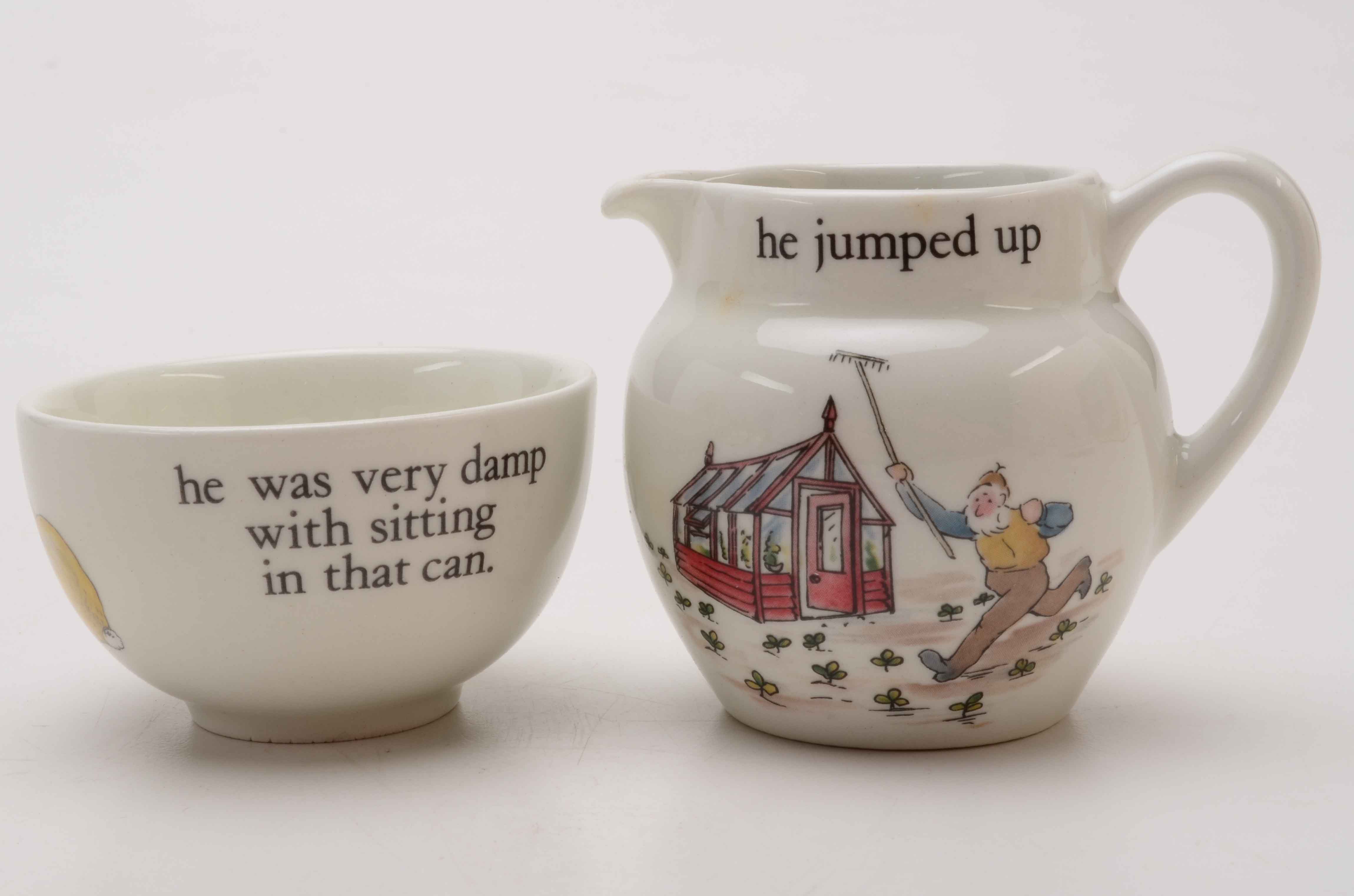 Collection of Beatrice Potter Wedgwood Tea Set and More.